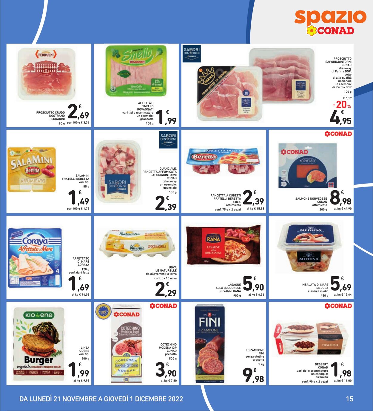 Volantino Conad 21.11.2022 - 01.12.2022