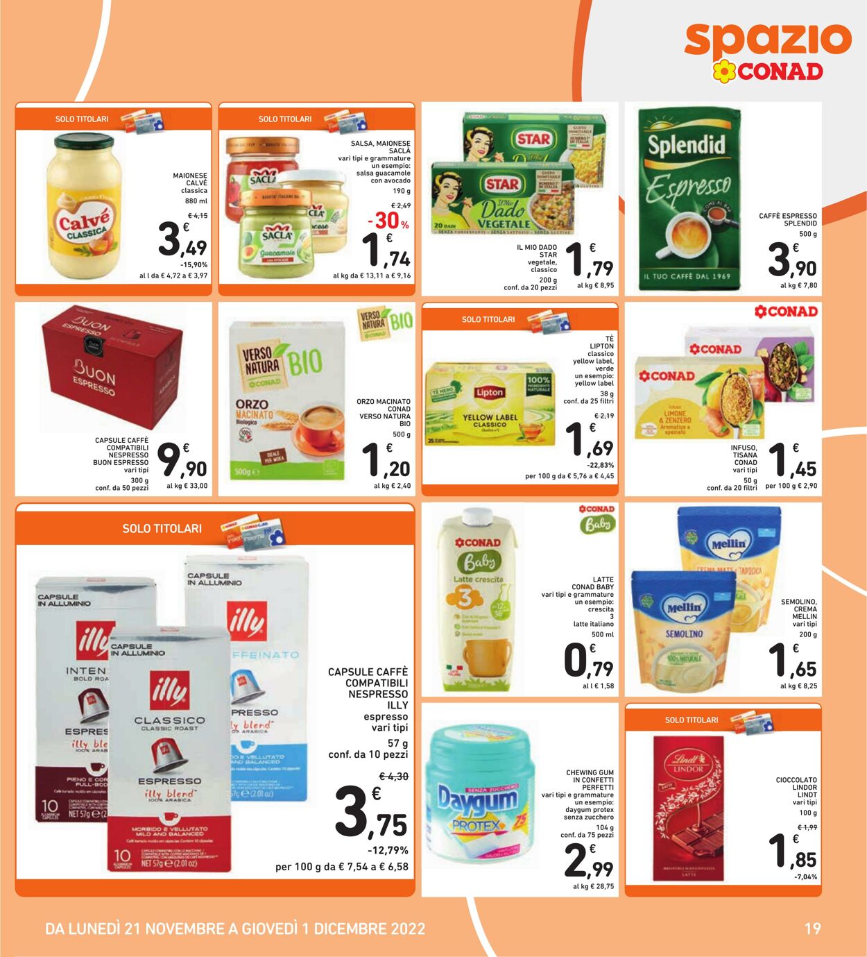 Volantino Conad 21.11.2022 - 01.12.2022