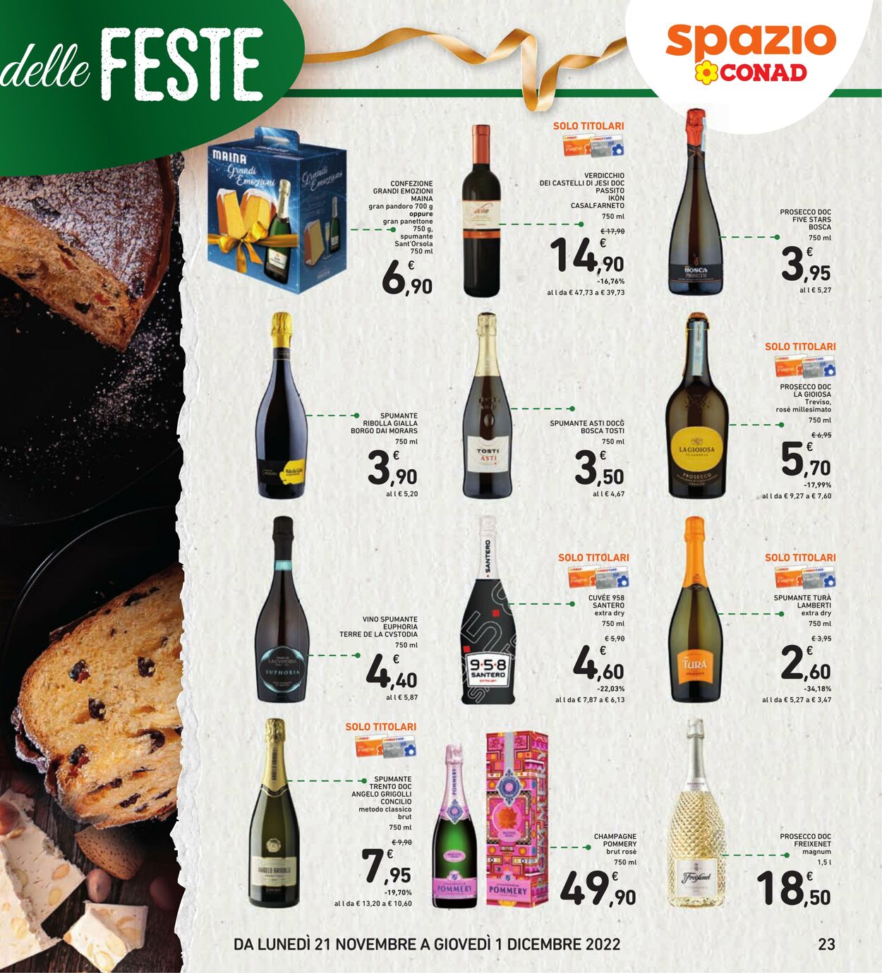 Volantino Conad 21.11.2022 - 01.12.2022