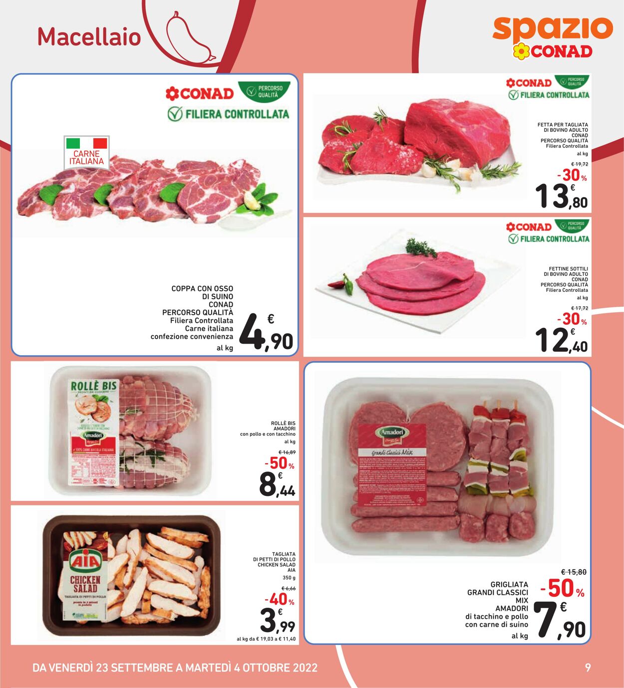 Volantino Conad 23.09.2022 - 04.10.2022