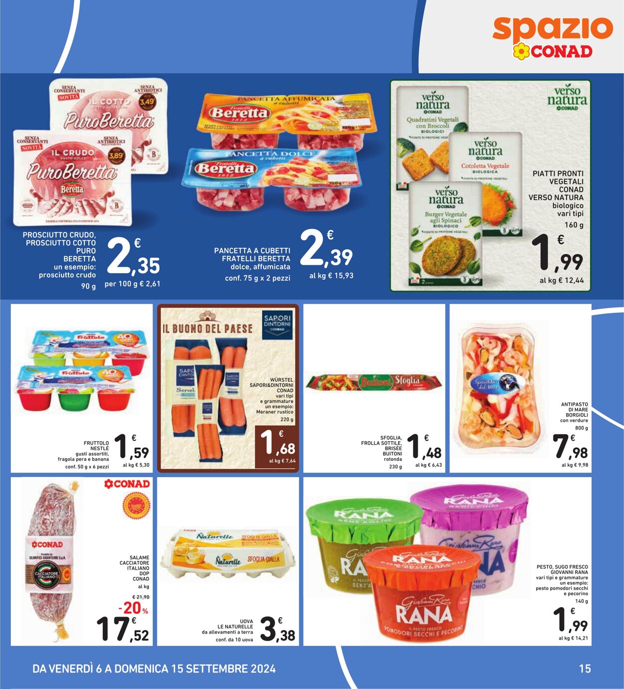 Volantino Conad 06.09.2024 - 15.09.2024