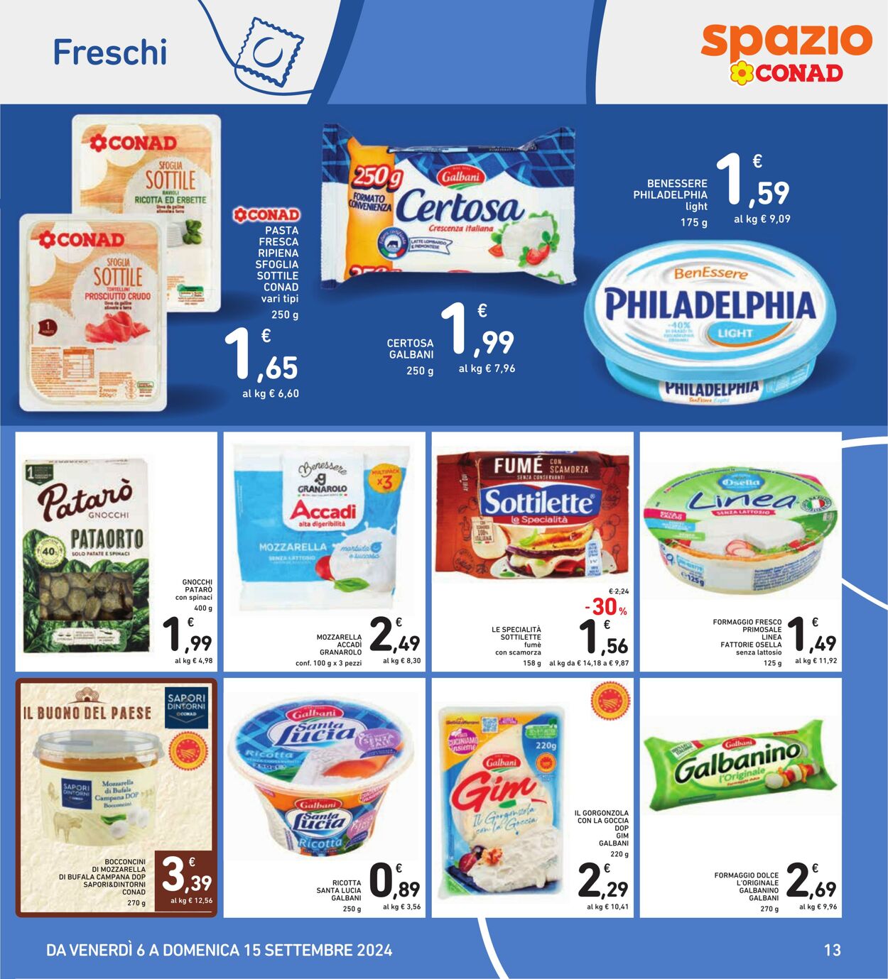 Volantino Conad 06.09.2024 - 15.09.2024