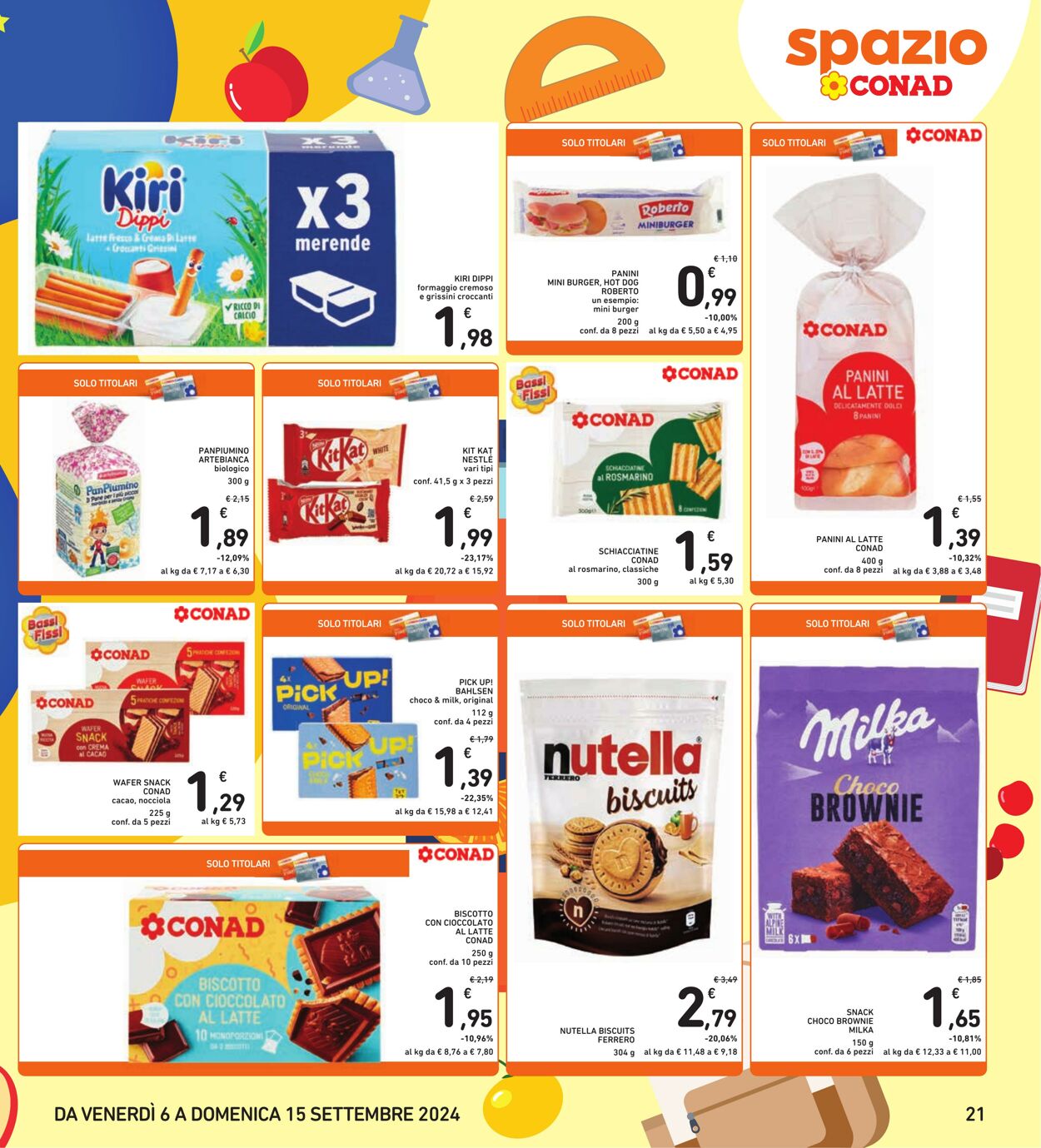 Volantino Conad 06.09.2024 - 15.09.2024