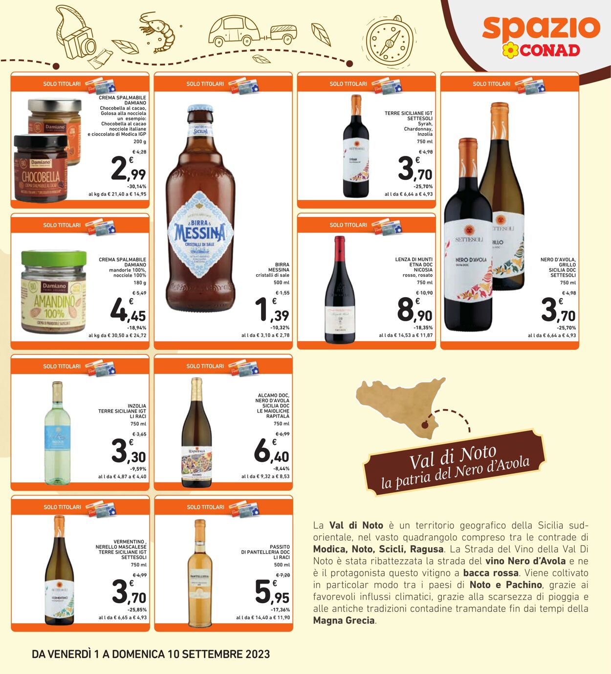 Volantino Conad 01.08.2023 - 10.09.2023