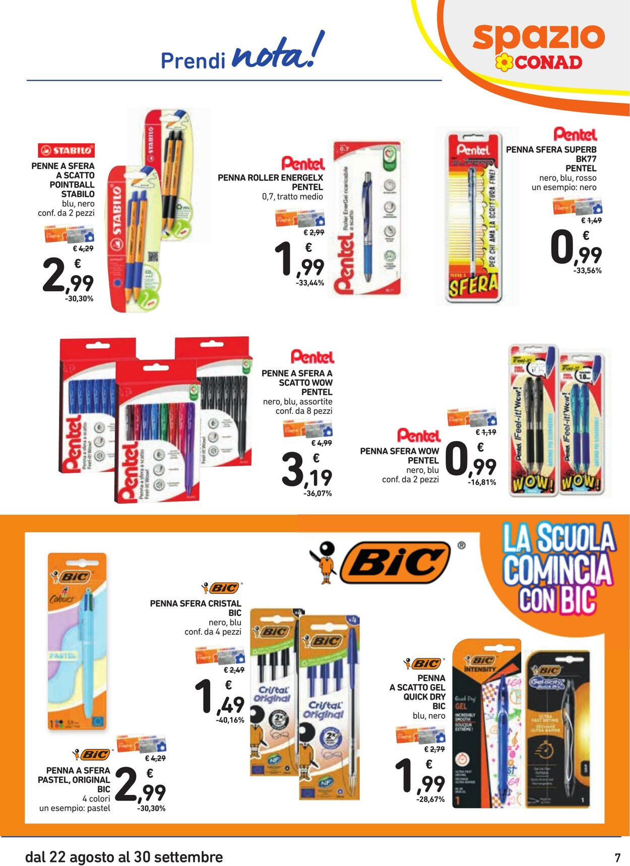 Volantino Conad 22.08.2024 - 30.09.2024