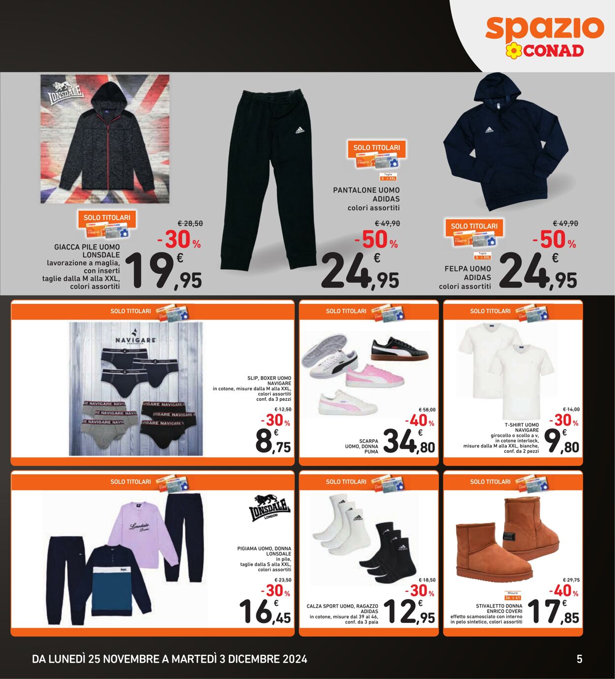 Volantino Conad 25.11.2024 - 03.12.2024