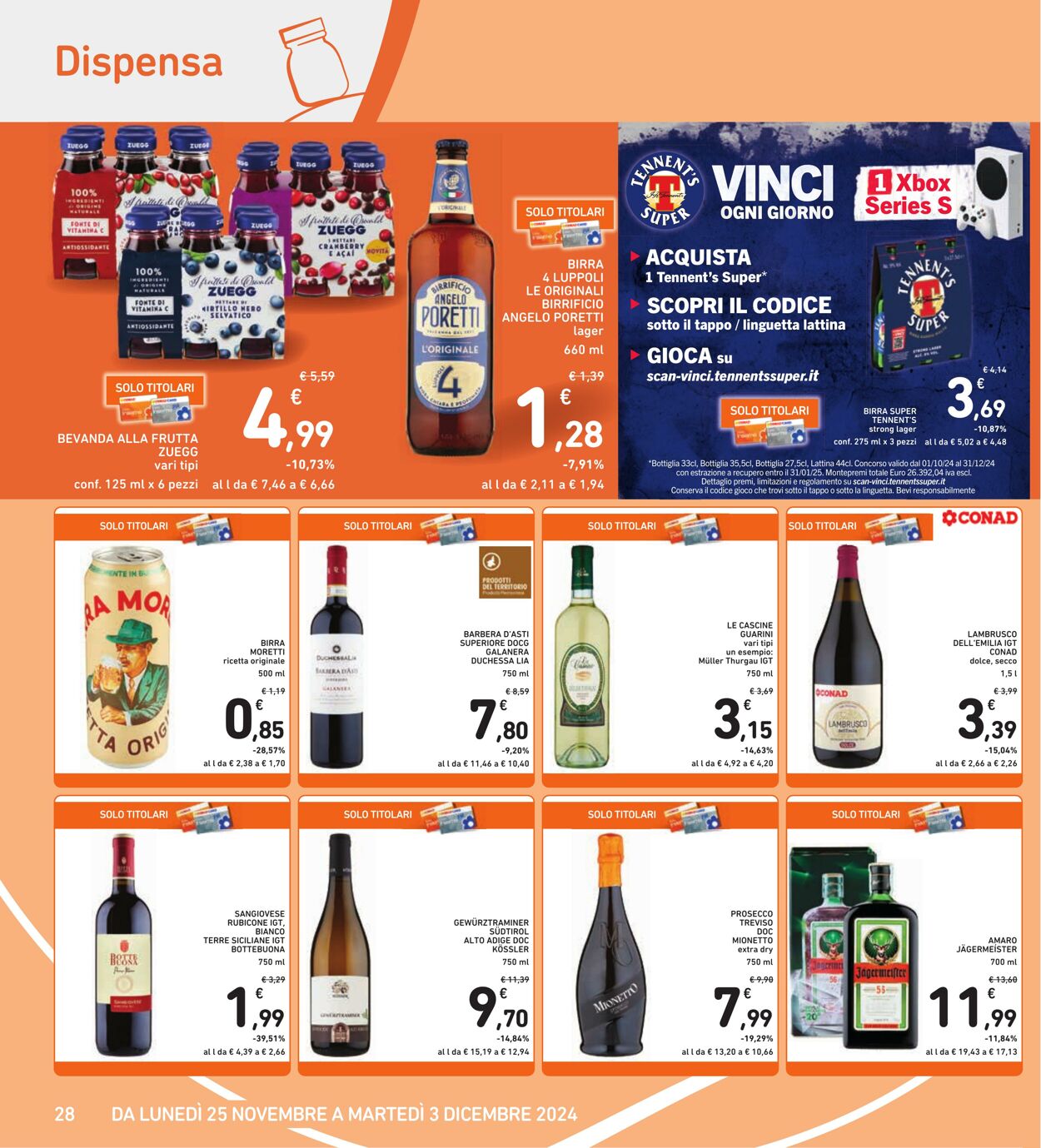 Volantino Conad 25.11.2024 - 03.12.2024