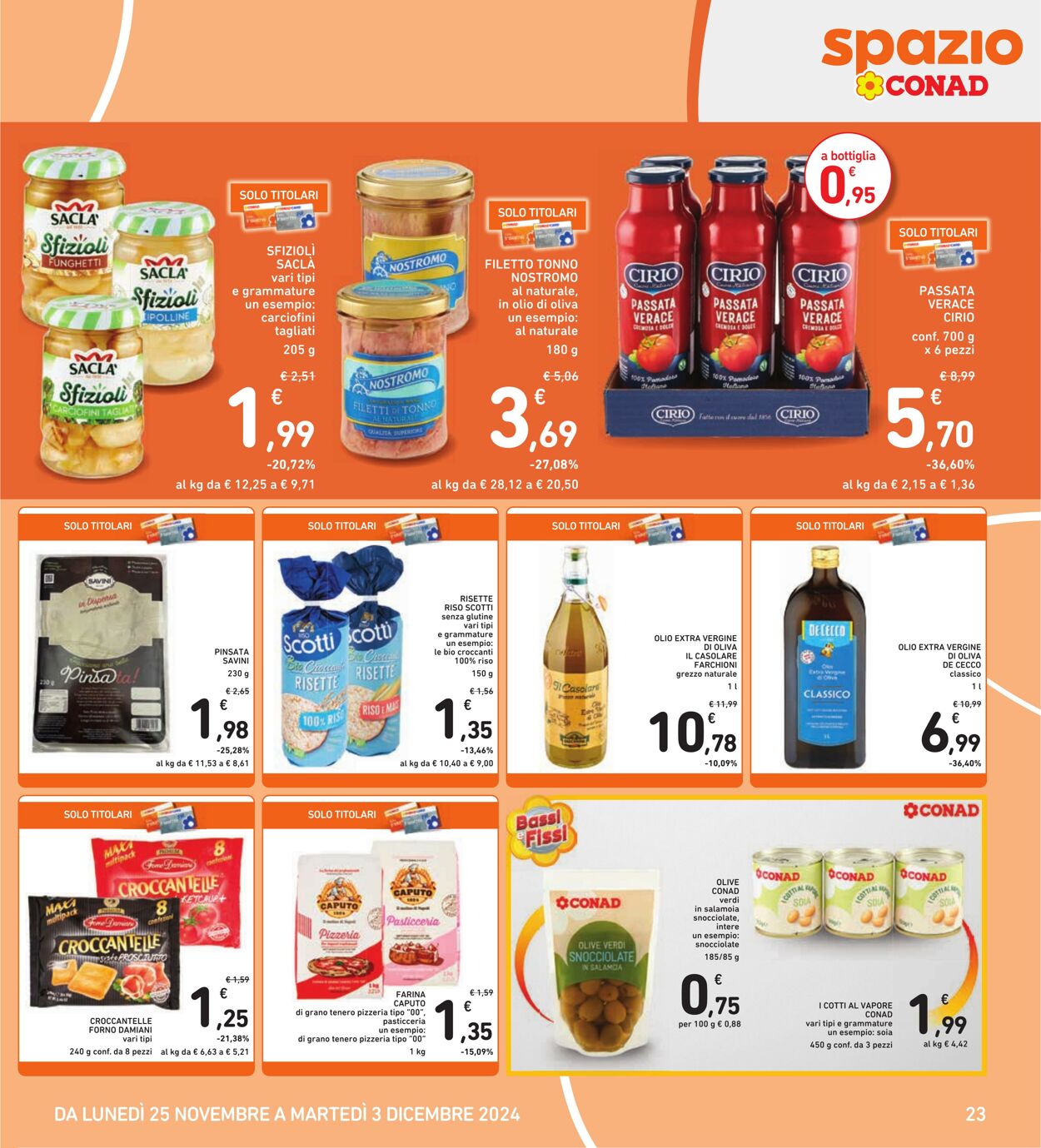 Volantino Conad 25.11.2024 - 03.12.2024