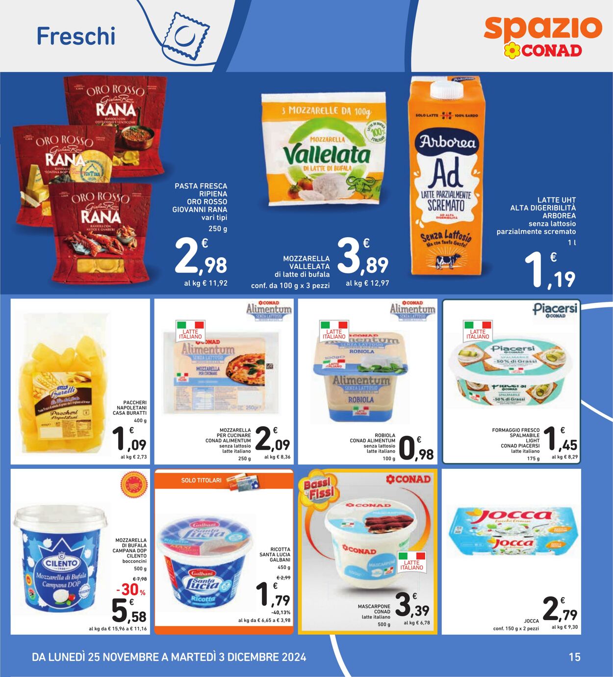 Volantino Conad 25.11.2024 - 03.12.2024