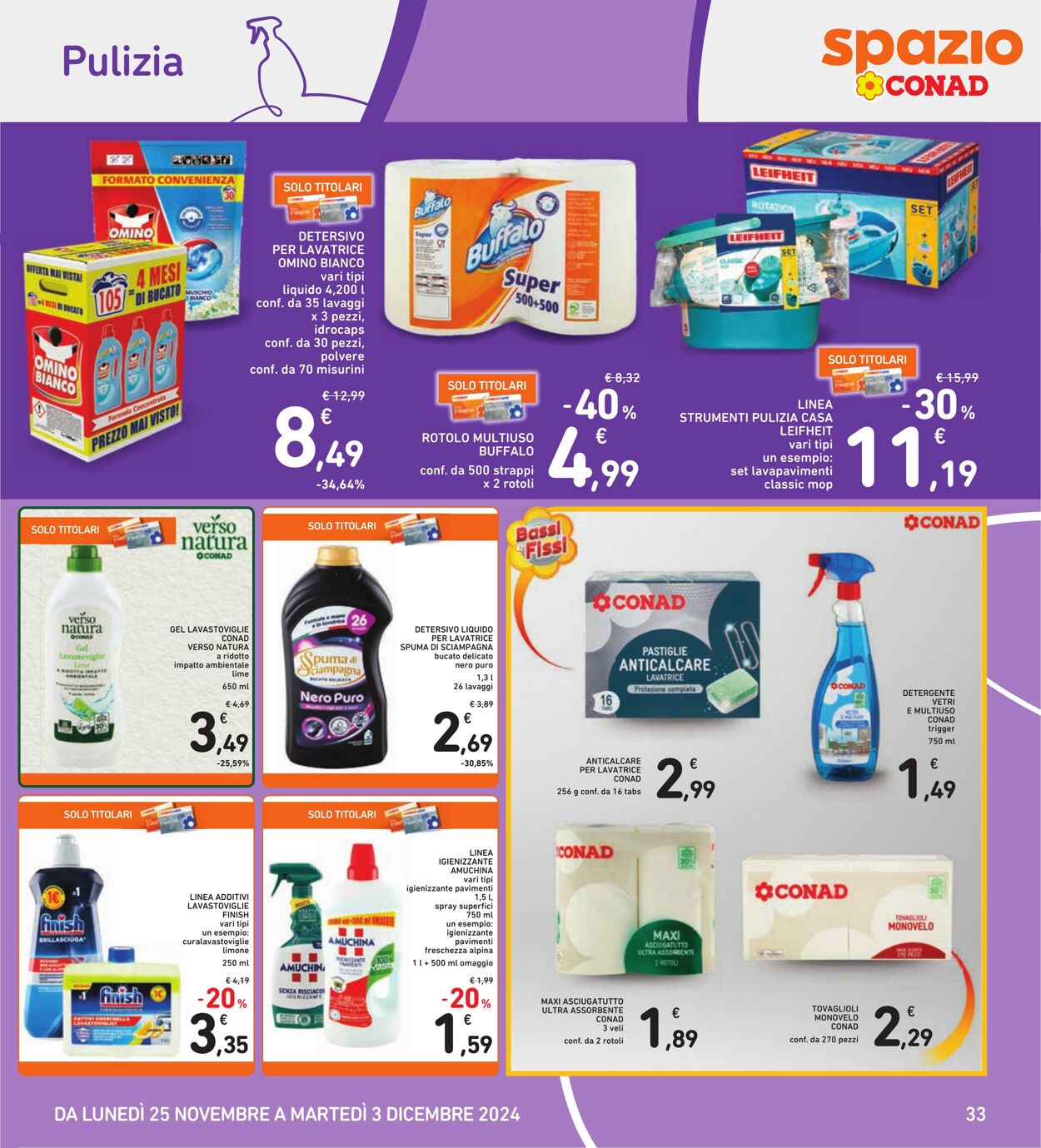 Volantino Conad 25.11.2024 - 03.12.2024