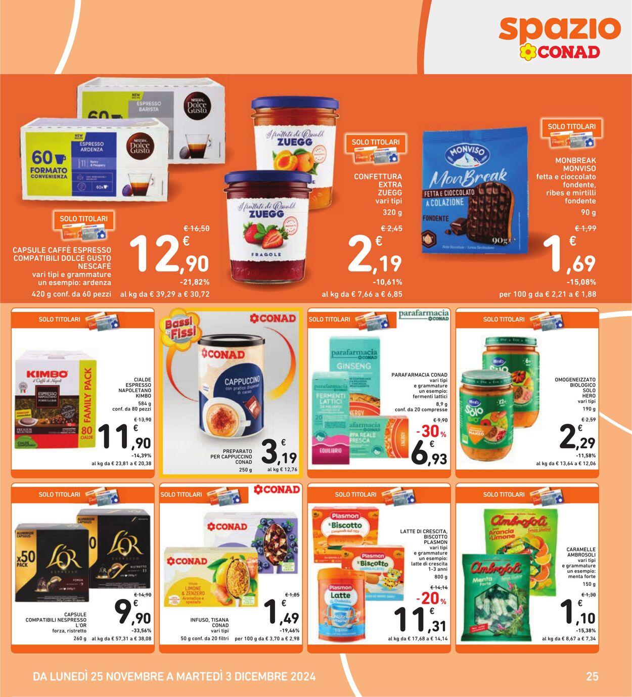 Volantino Conad 25.11.2024 - 03.12.2024