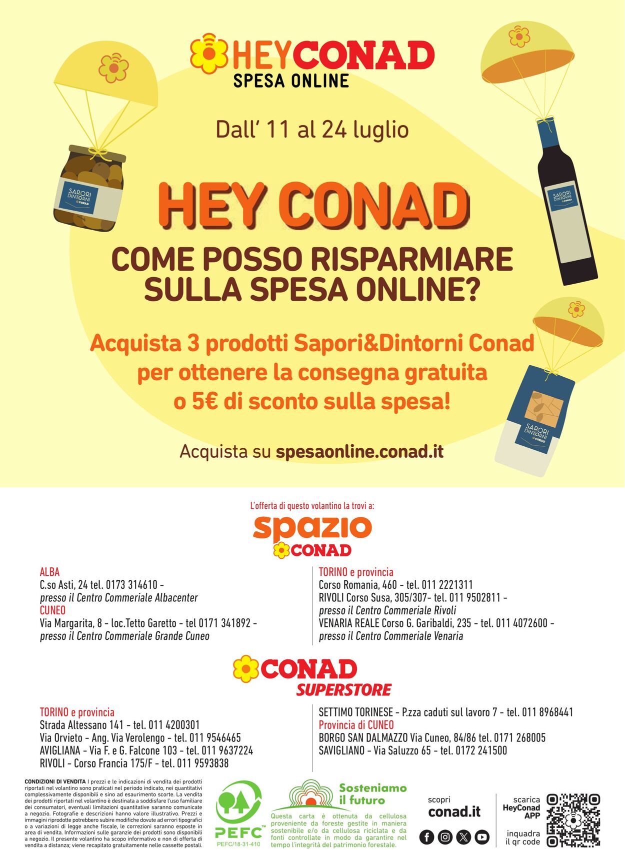 Volantino Conad 11.07.2024 - 03.08.2024