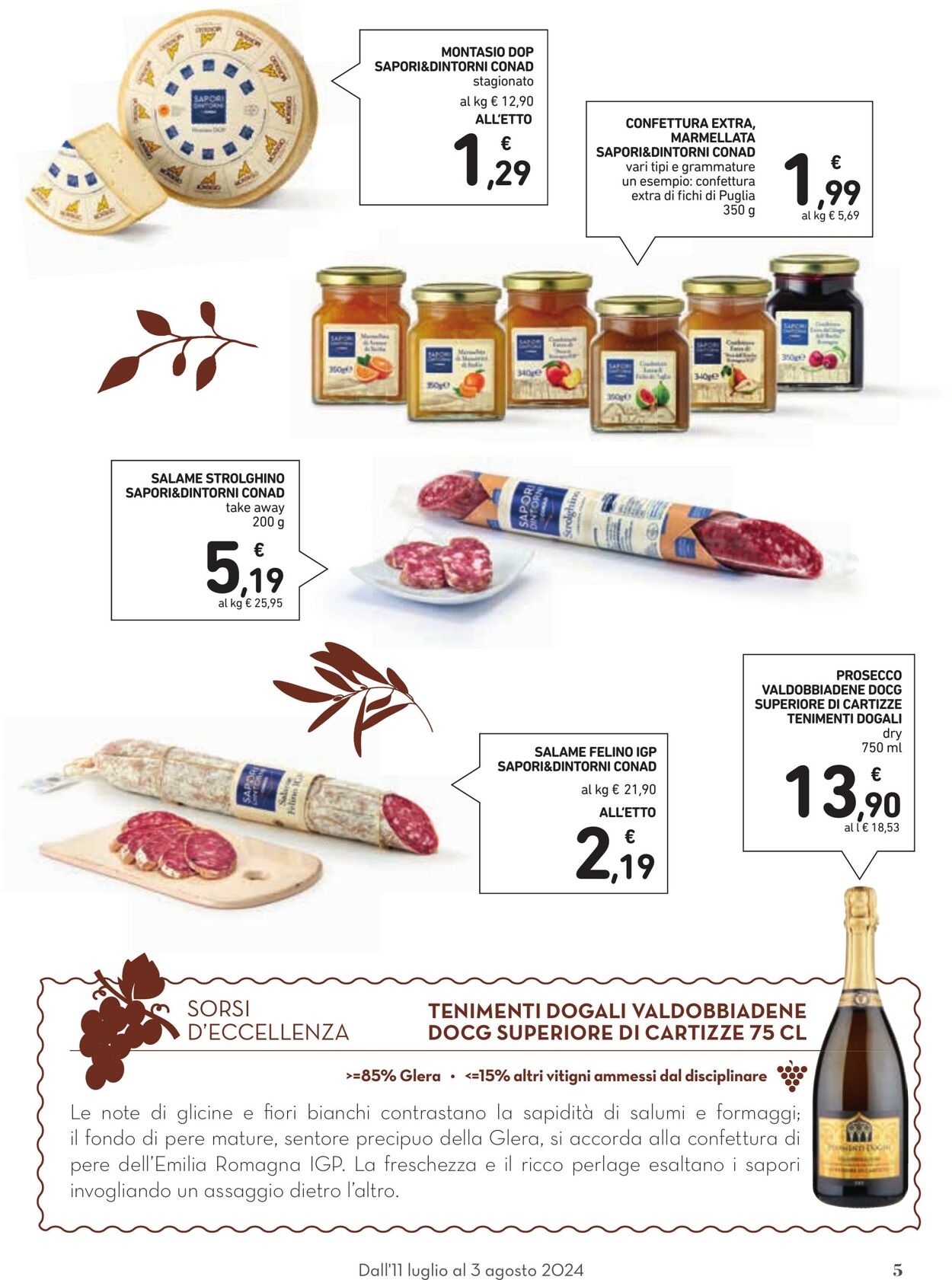 Volantino Conad 11.07.2024 - 03.08.2024