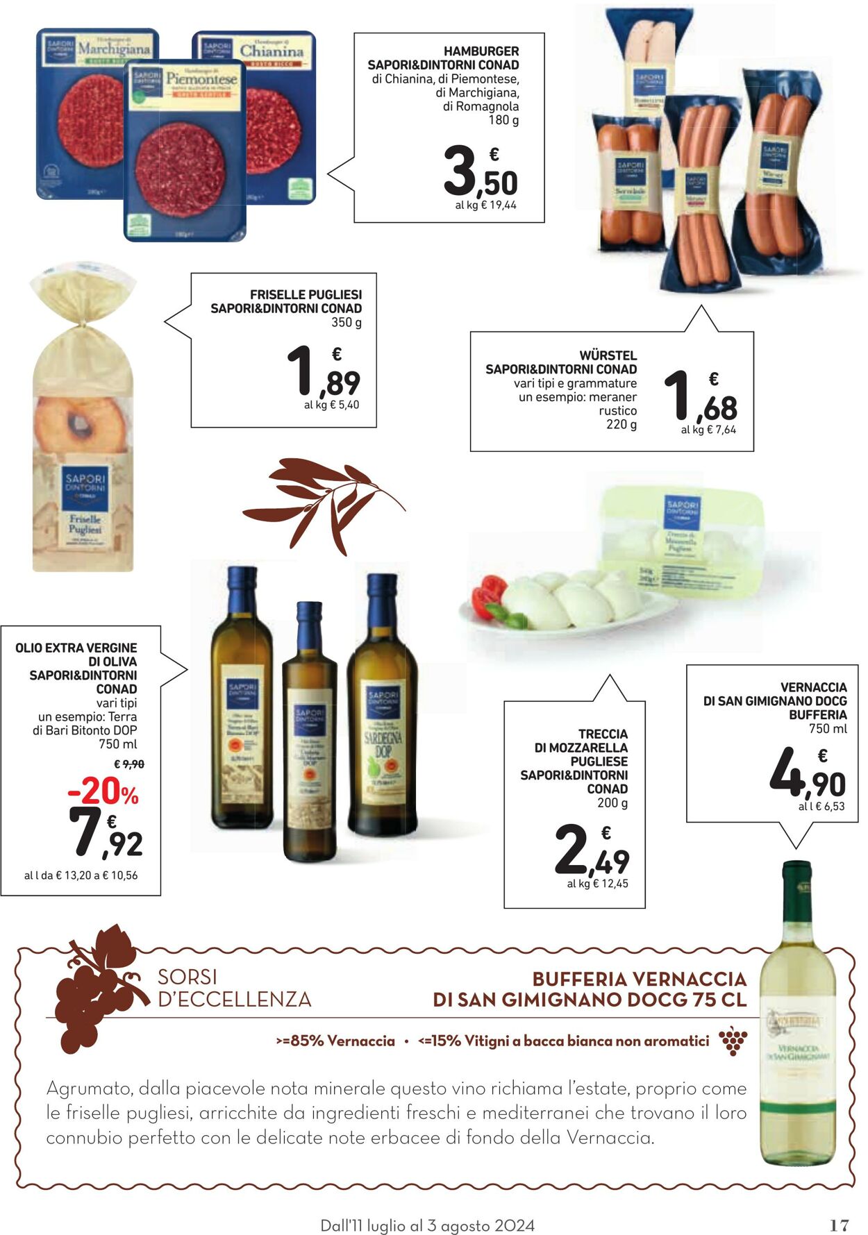 Volantino Conad 11.07.2024 - 03.08.2024