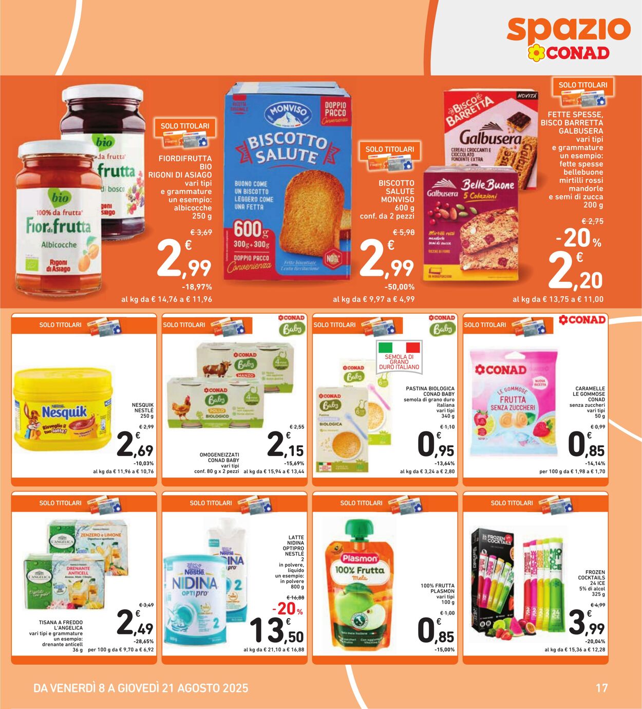 Volantino Conad 09.08.2025 - 09.08.2025