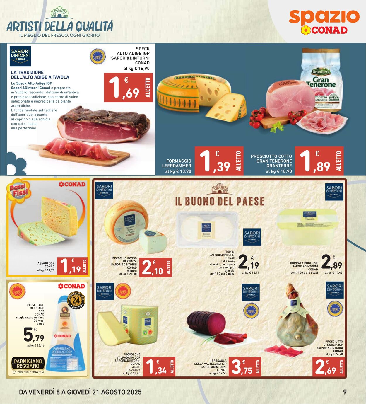 Volantino Conad 09.08.2025 - 09.08.2025