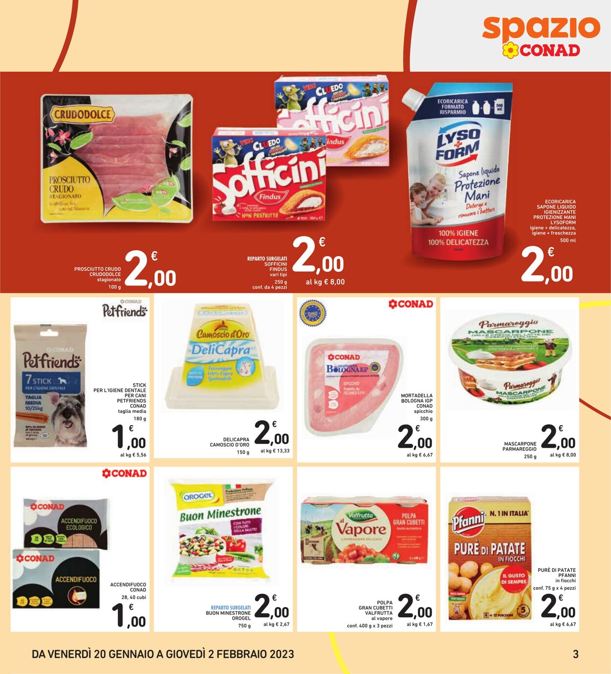 Volantino Conad 20.01.2023 - 02.02.2023