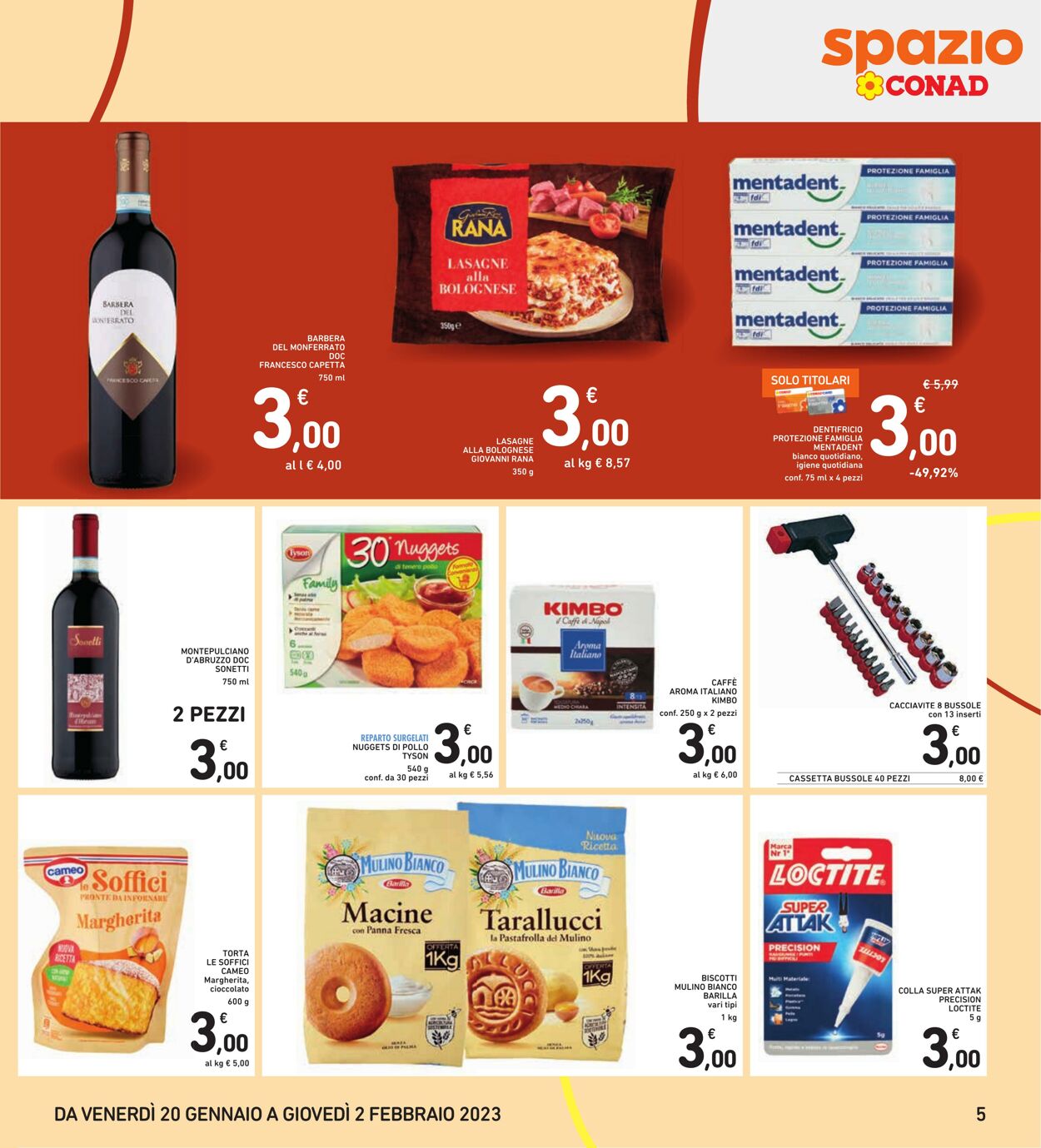 Volantino Conad 20.01.2023 - 02.02.2023