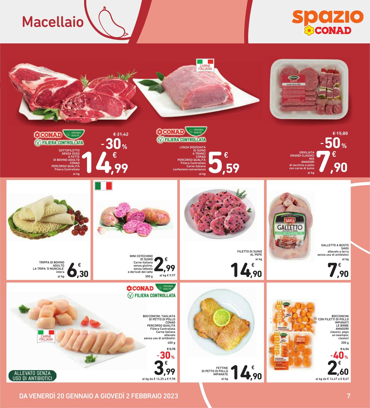 Volantino Conad 20.01.2023 - 02.02.2023