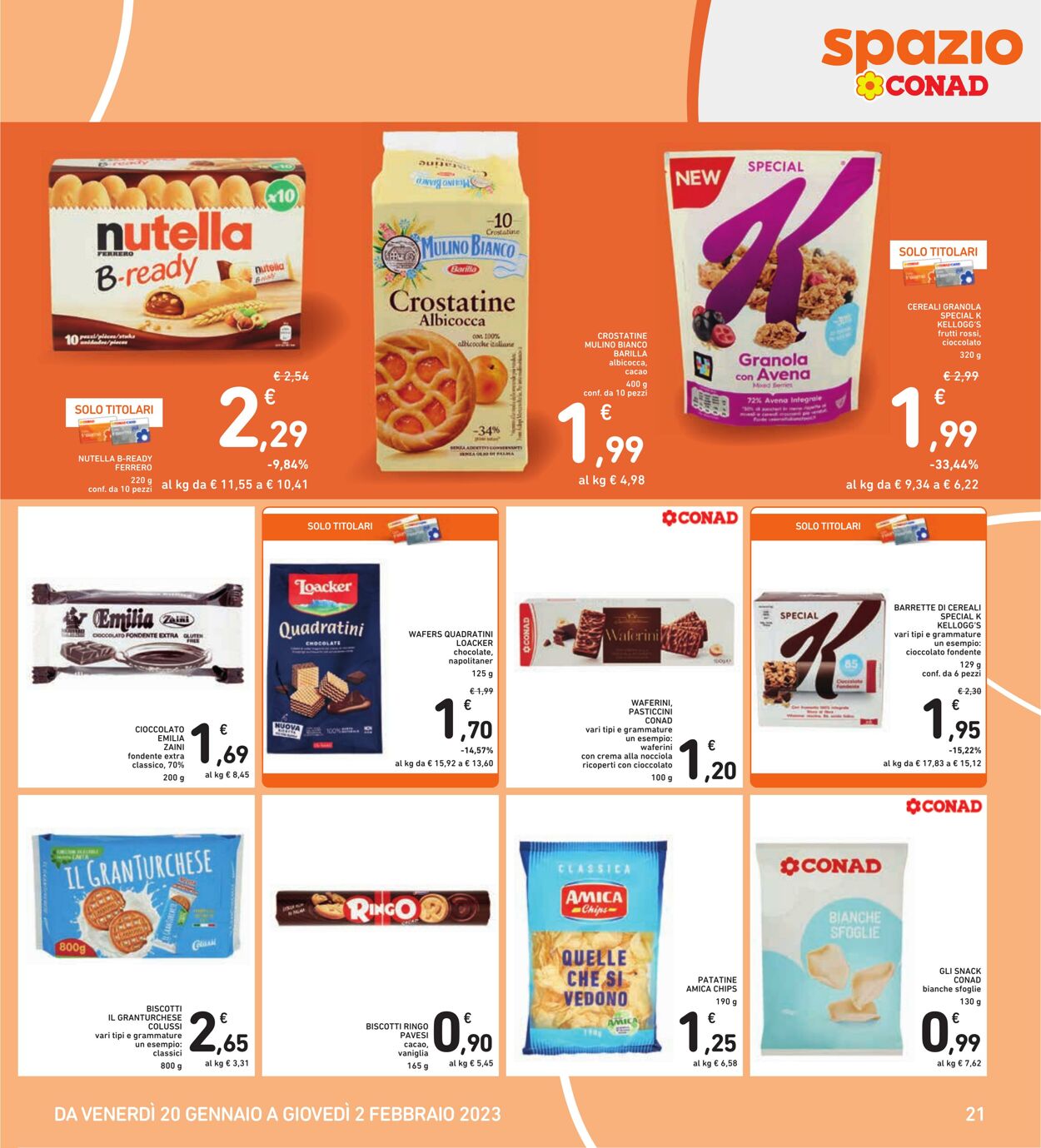 Volantino Conad 20.01.2023 - 02.02.2023