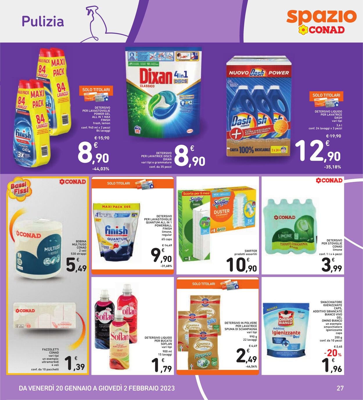 Volantino Conad 20.01.2023 - 02.02.2023