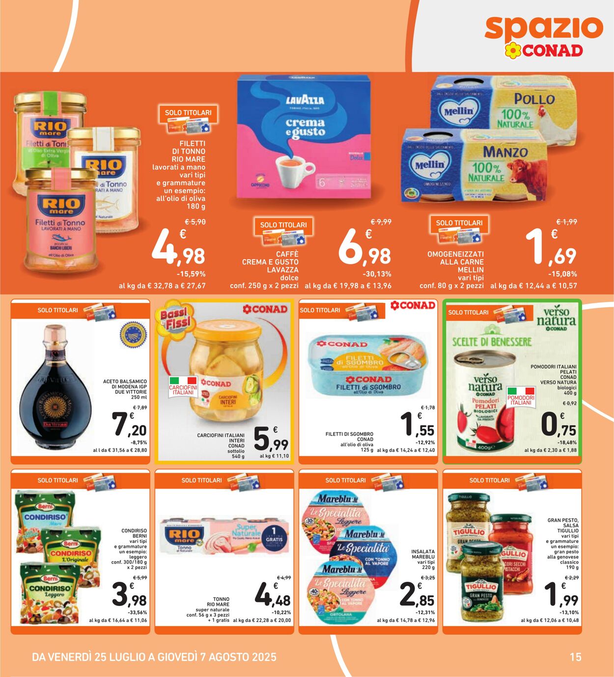 Volantino Conad 05.08.2025 - 05.08.2025