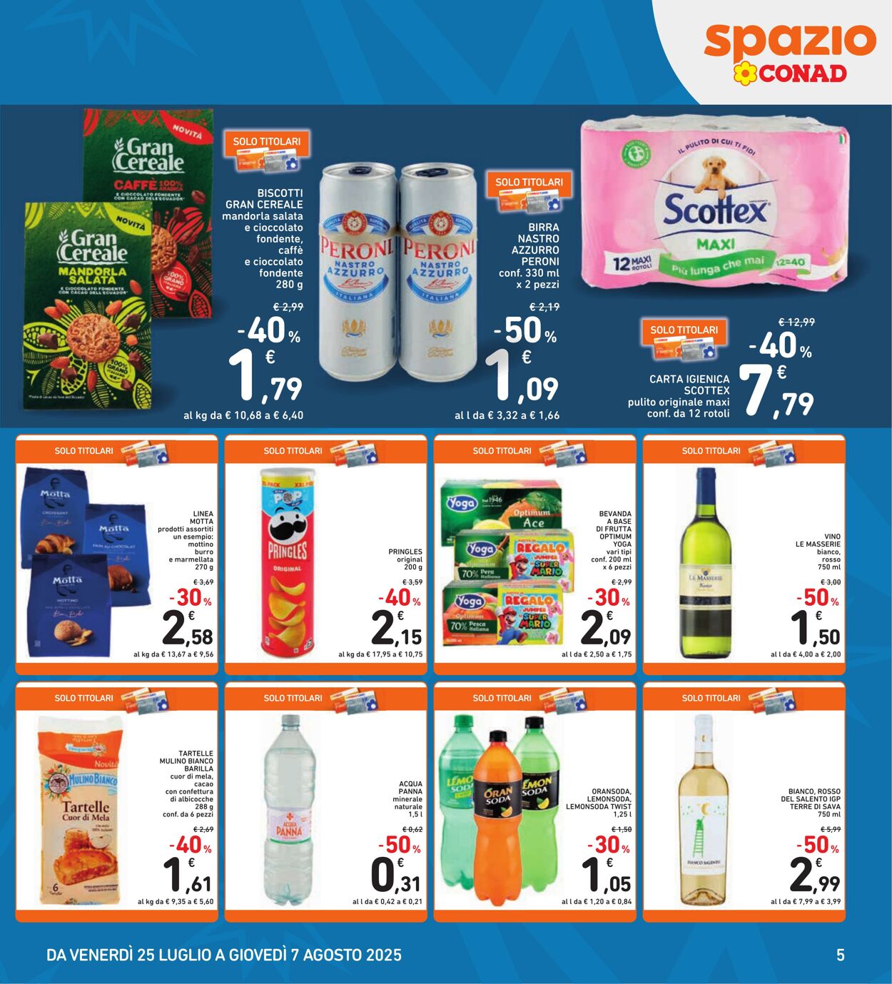 Volantino Conad 05.08.2025 - 05.08.2025