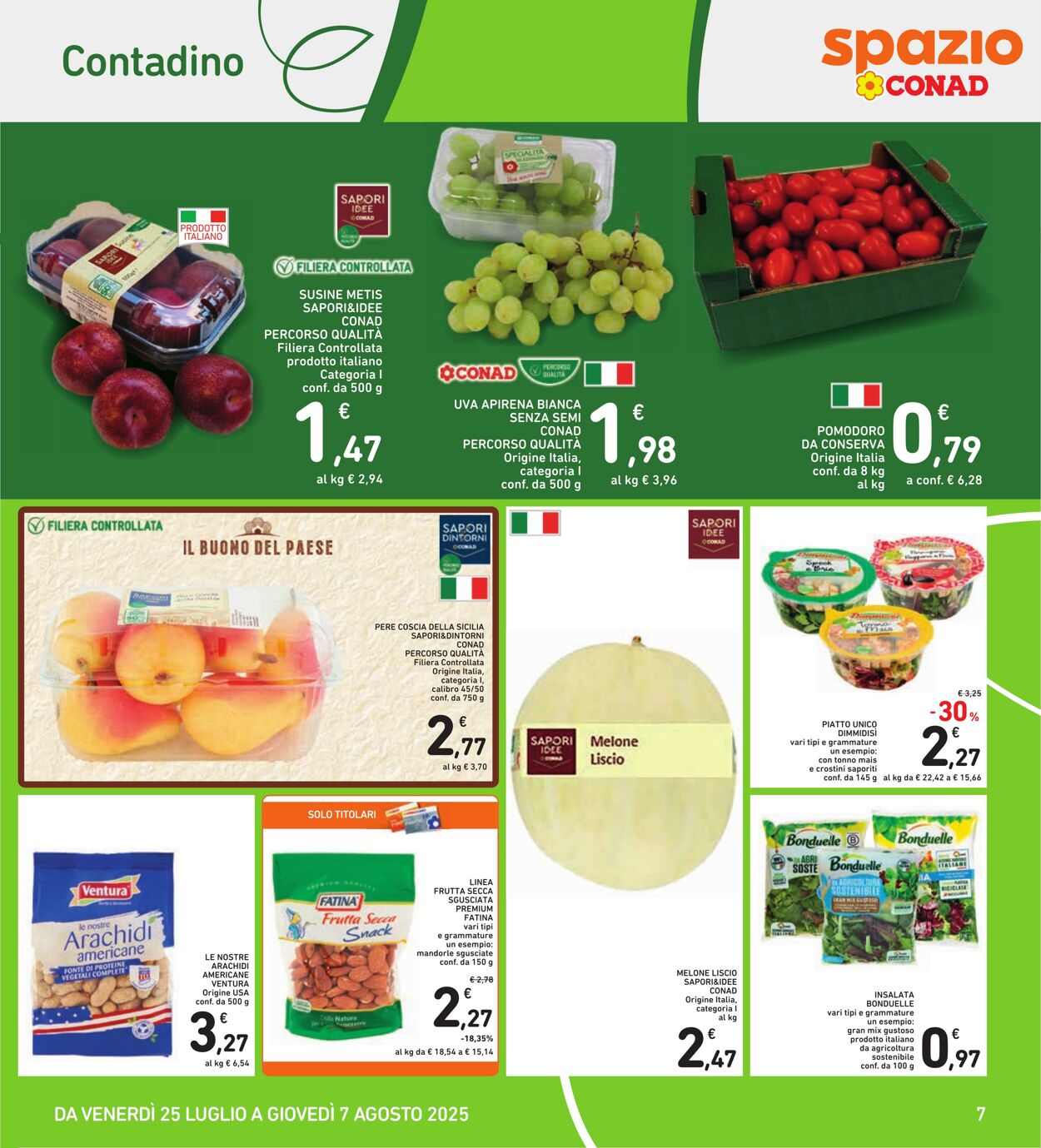Volantino Conad 07.08.2025 - 07.08.2025