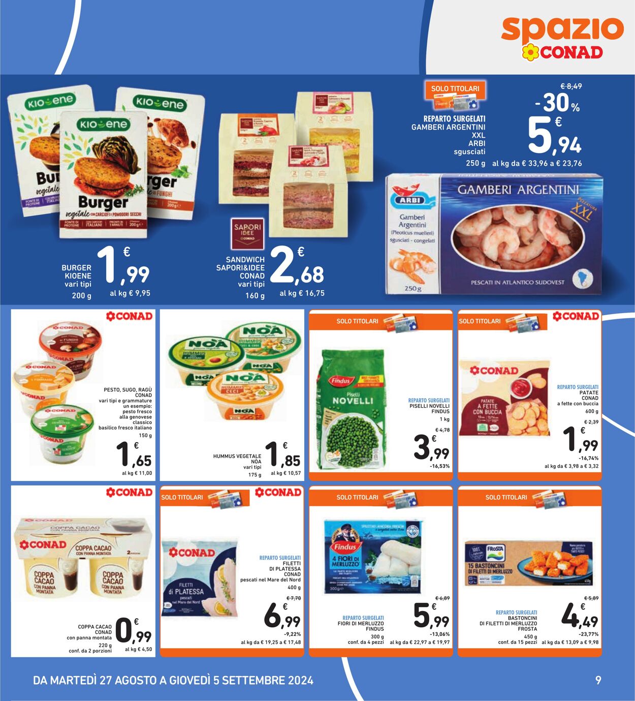 Volantino Conad 27.08.2024 - 05.09.2024