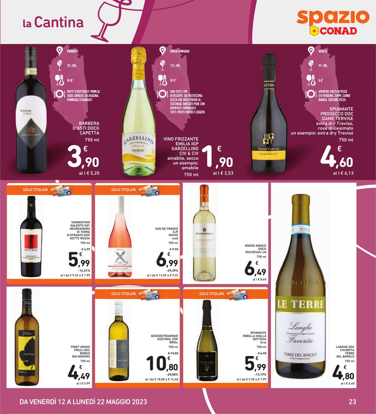 Volantino Conad 12.05.2023 - 22.05.2023