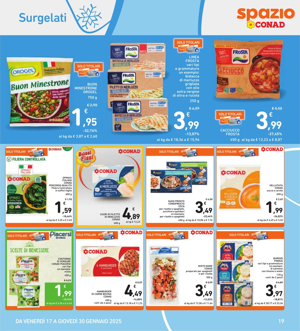 Volantino Conad 17.01.2025 - 30.01.2025