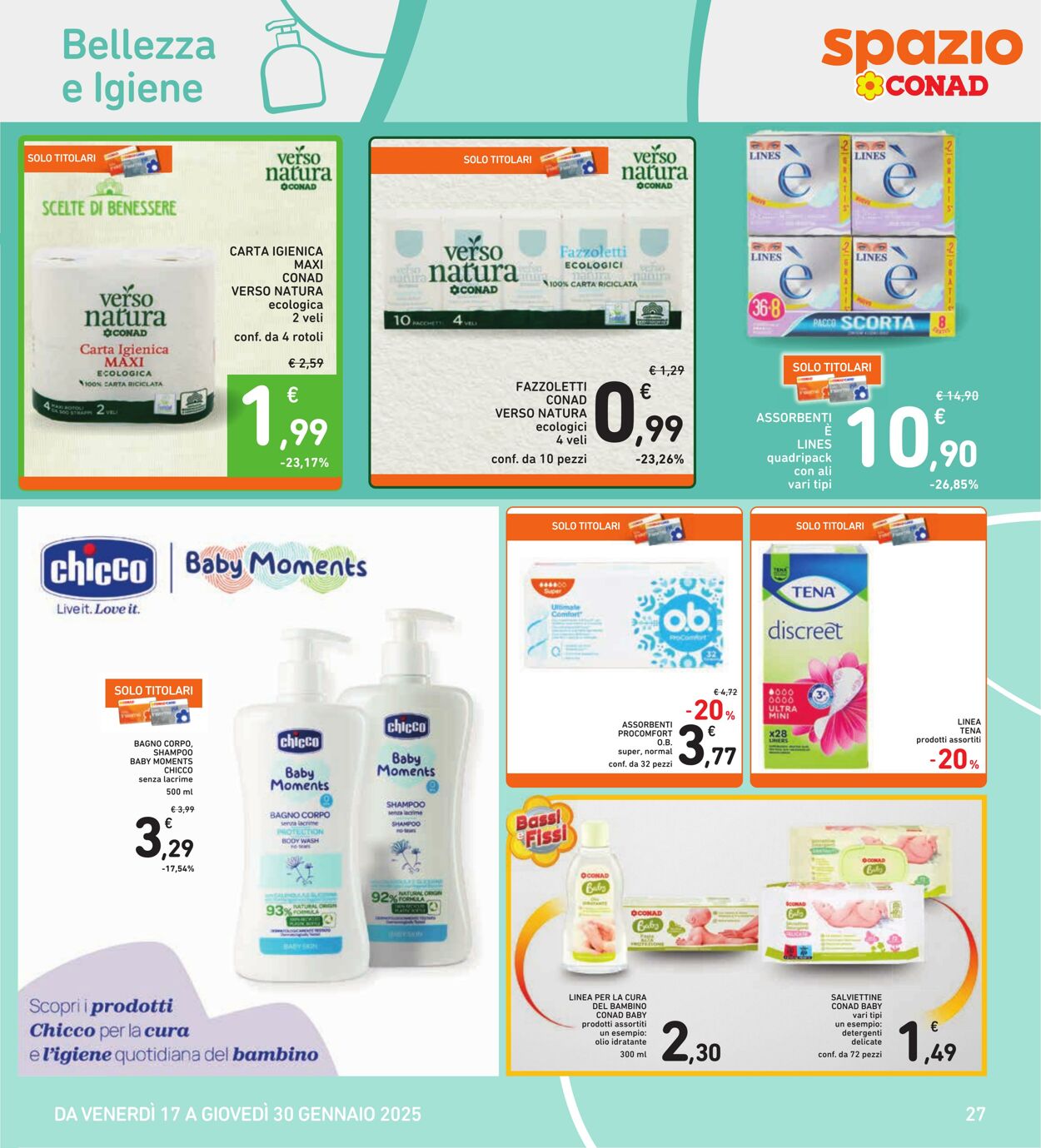 Volantino Conad 17.01.2025 - 30.01.2025