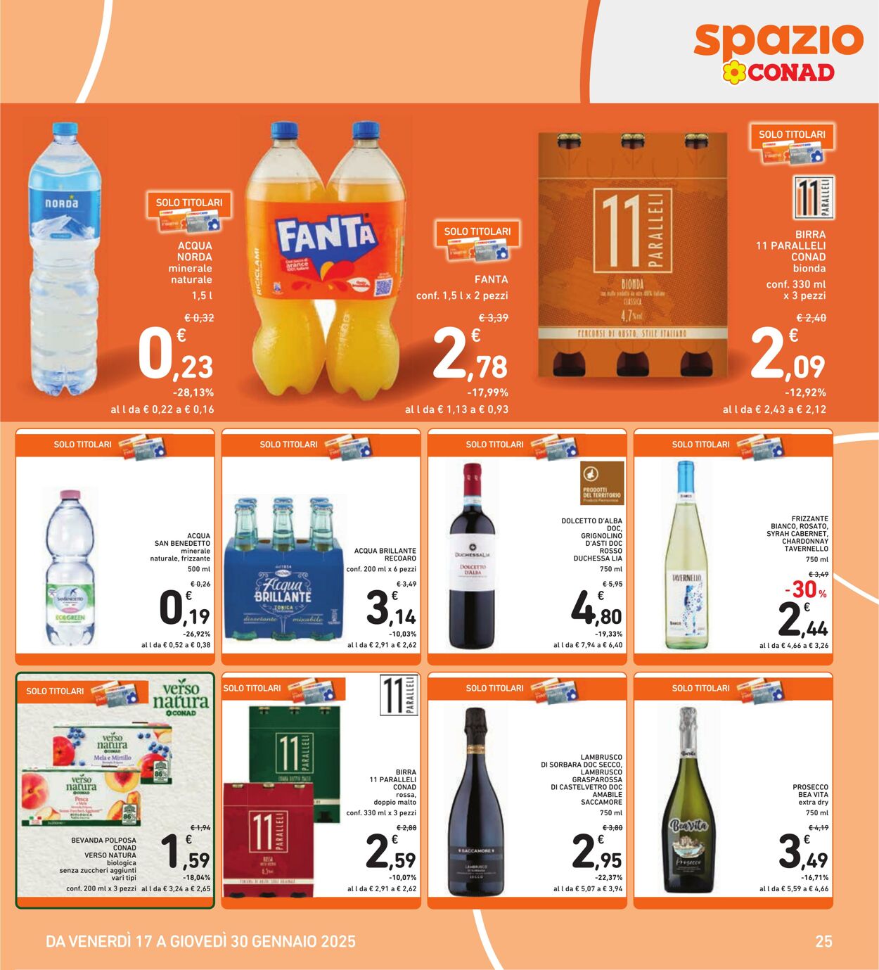 Volantino Conad 17.01.2025 - 30.01.2025