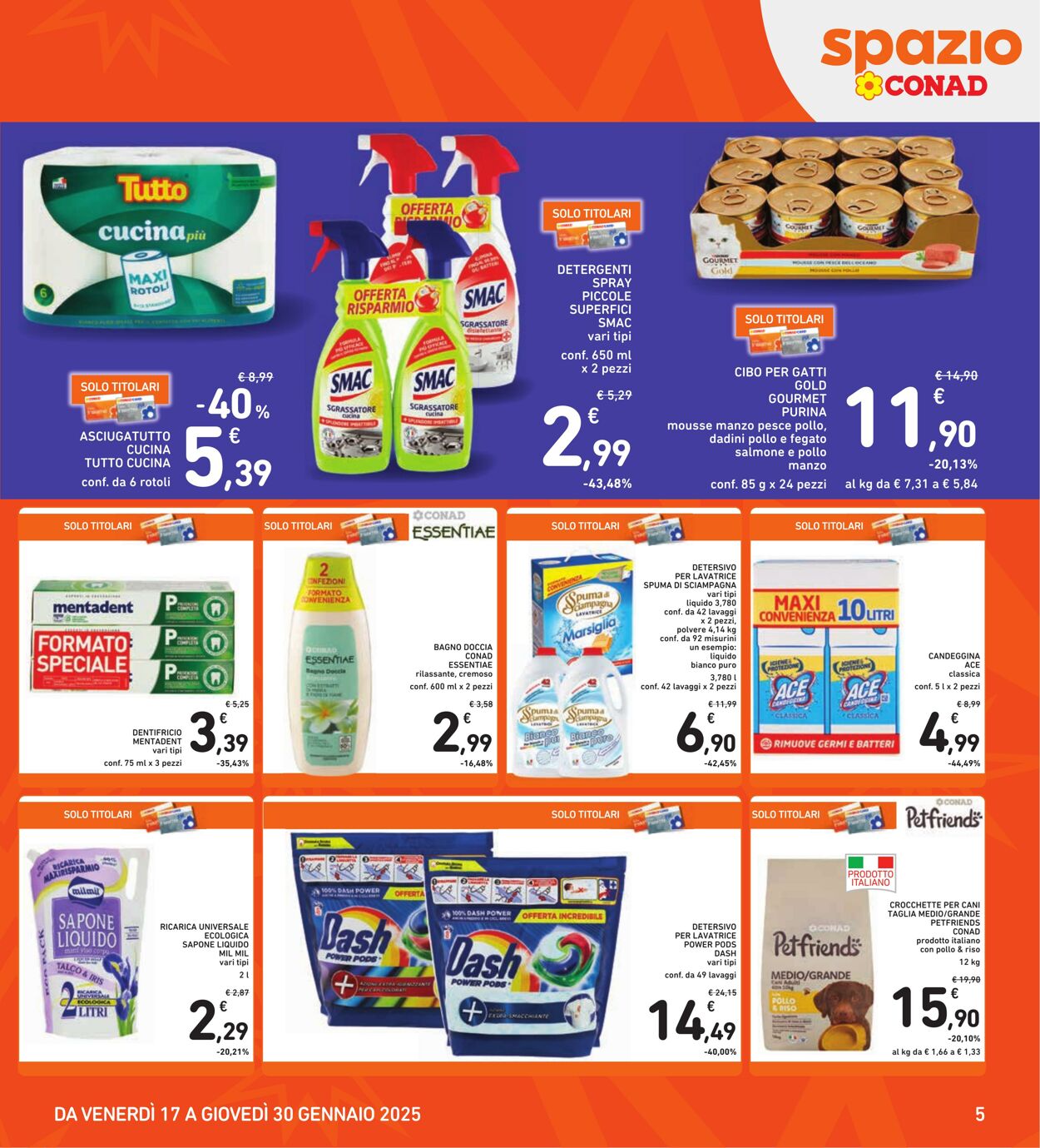 Volantino Conad 17.01.2025 - 30.01.2025