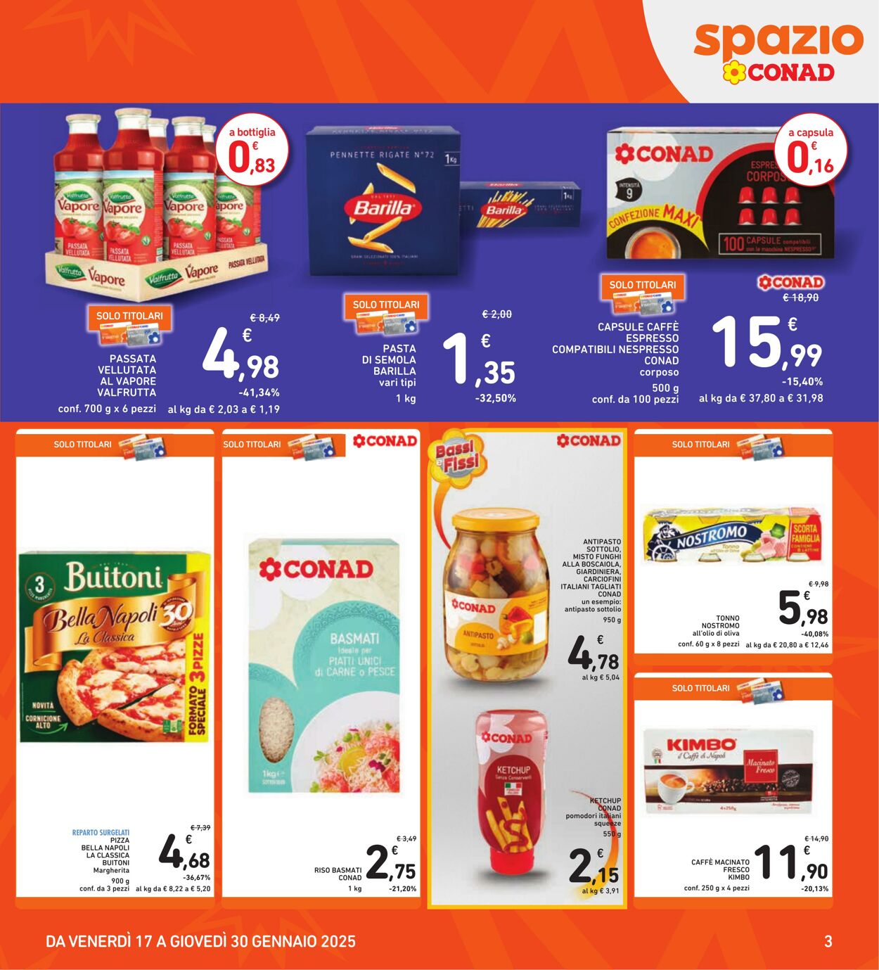 Volantino Conad 17.01.2025 - 30.01.2025