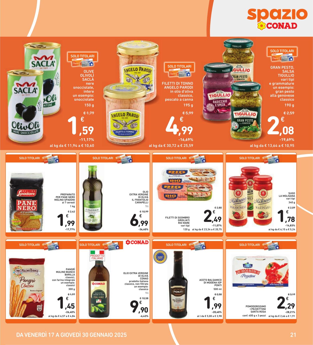 Volantino Conad 17.01.2025 - 30.01.2025