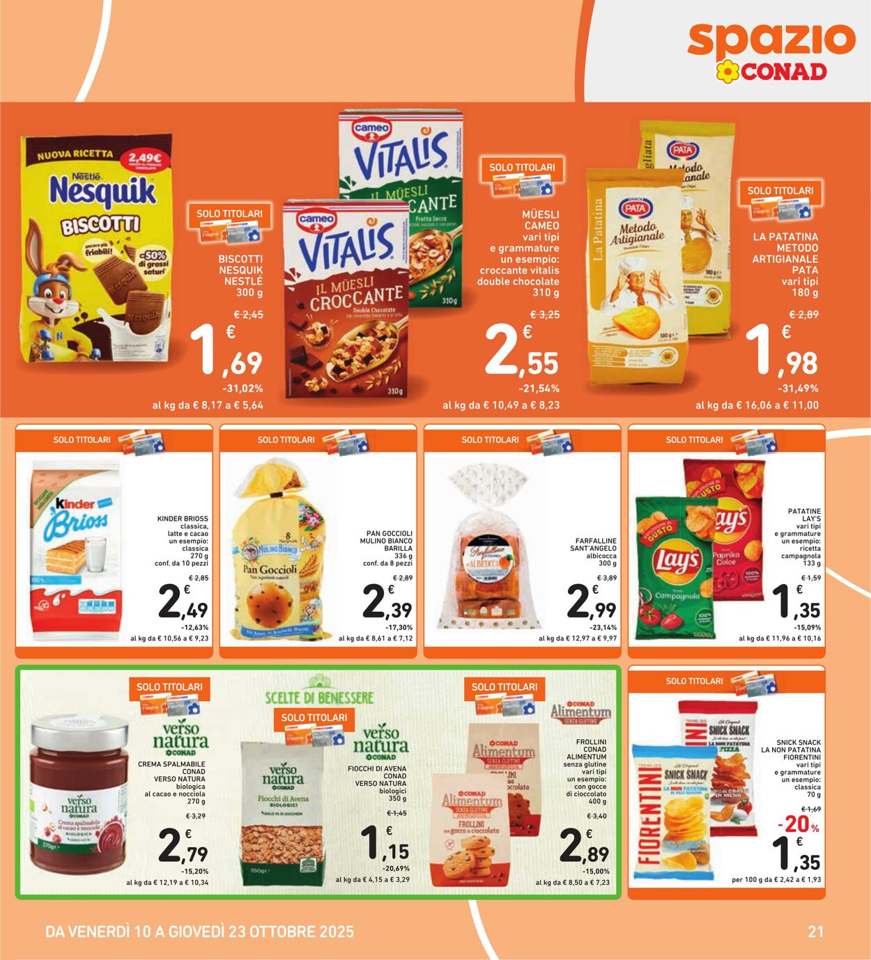 Volantino Conad 07.10.2025 - 07.10.2025