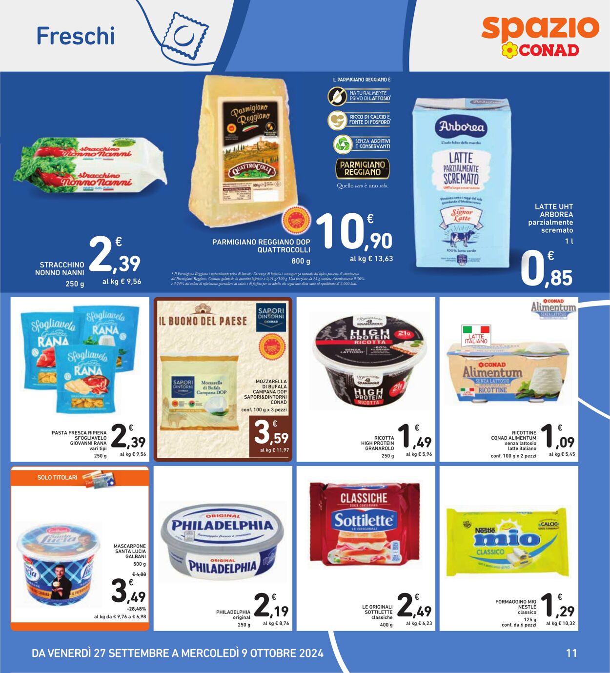 Volantino Conad 27.09.2024 - 09.10.2024