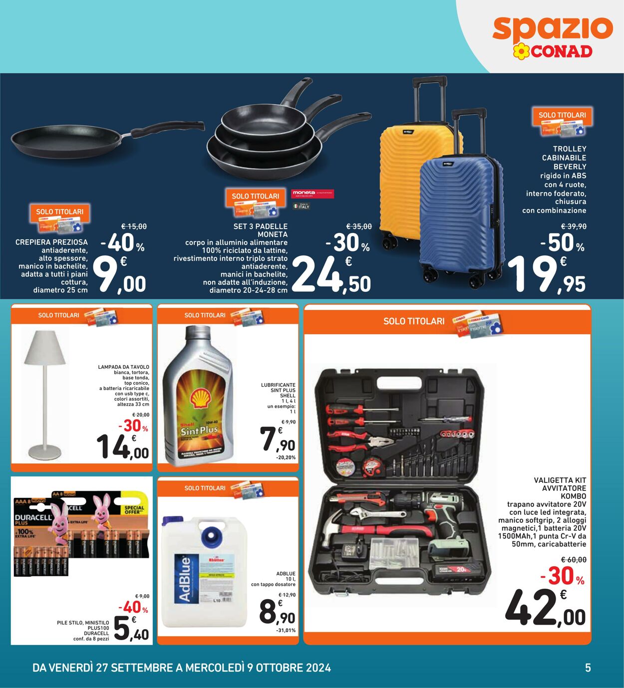 Volantino Conad 27.09.2024 - 09.10.2024