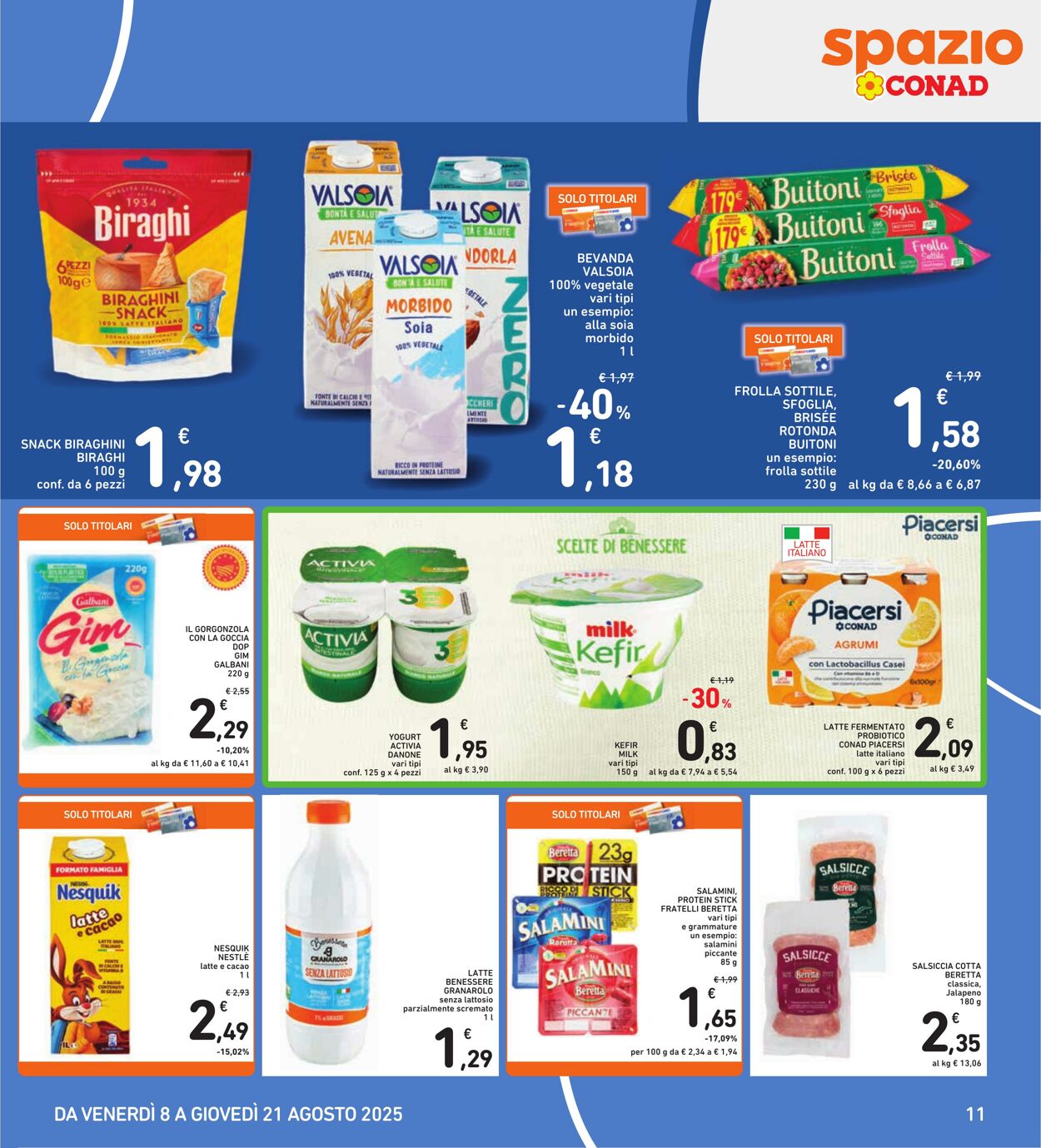 Volantino Conad 06.08.2025 - 06.08.2025