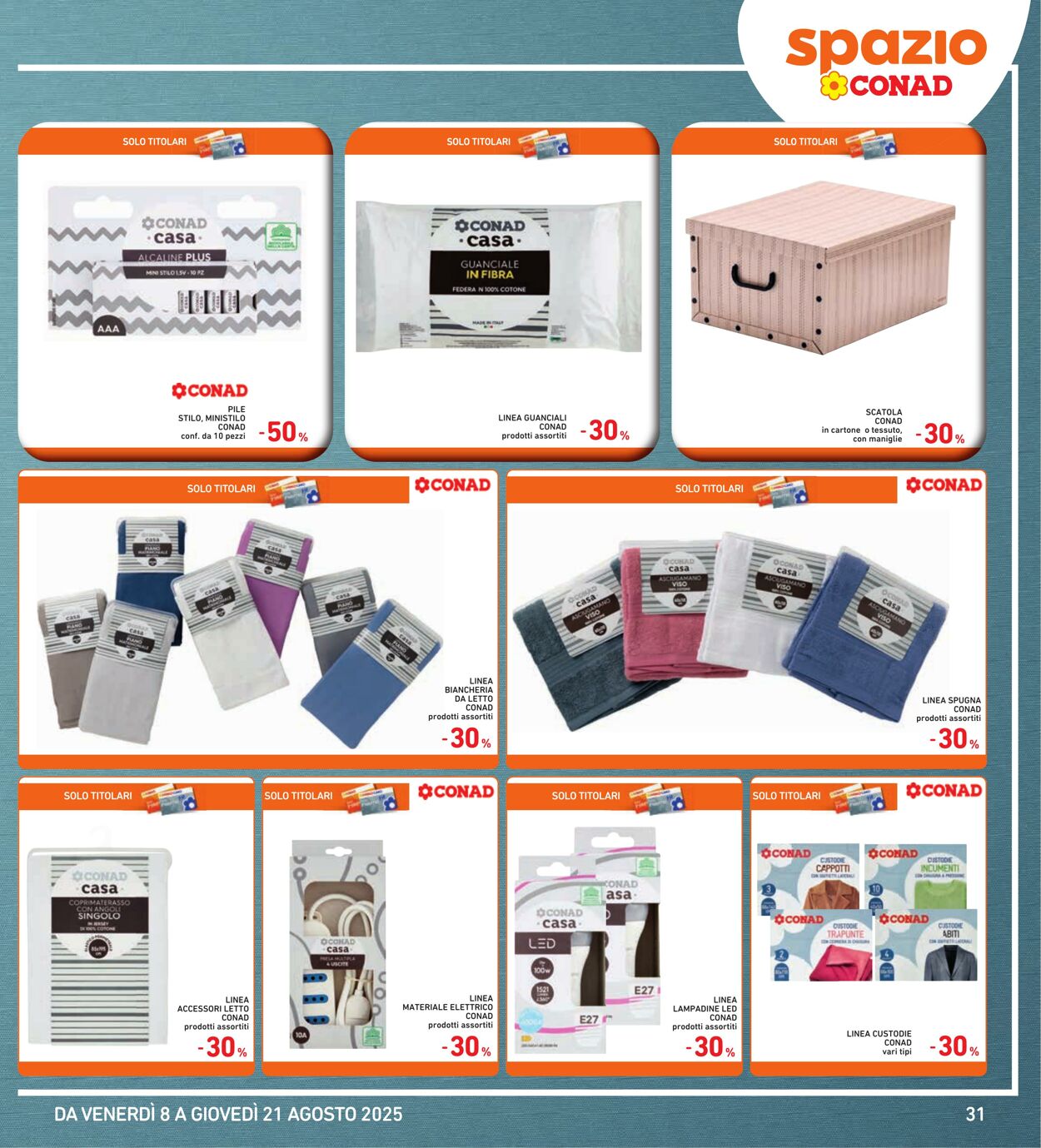 Volantino Conad 06.08.2025 - 06.08.2025