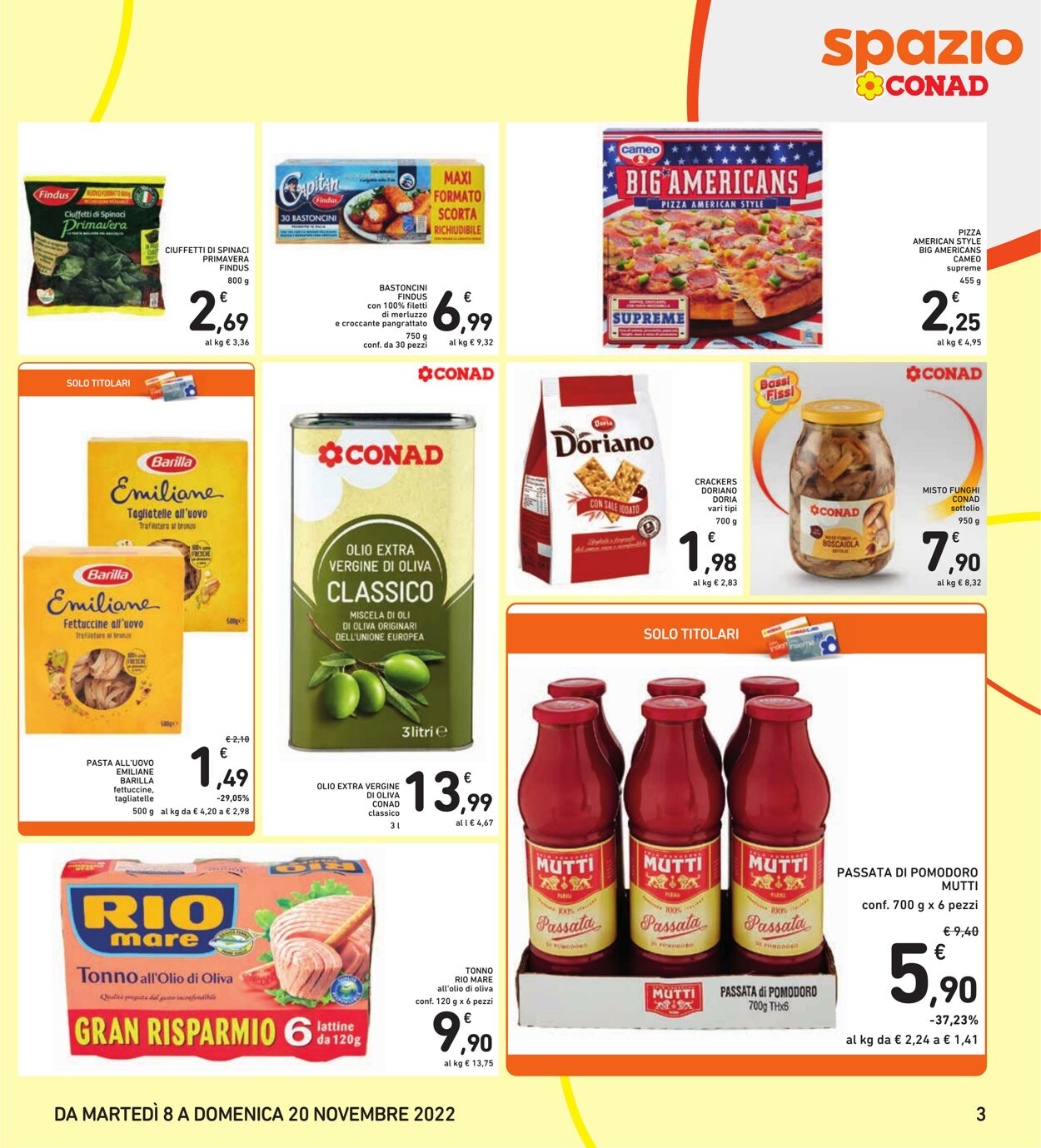 Volantino Conad 08.11.2022 - 20.11.2022