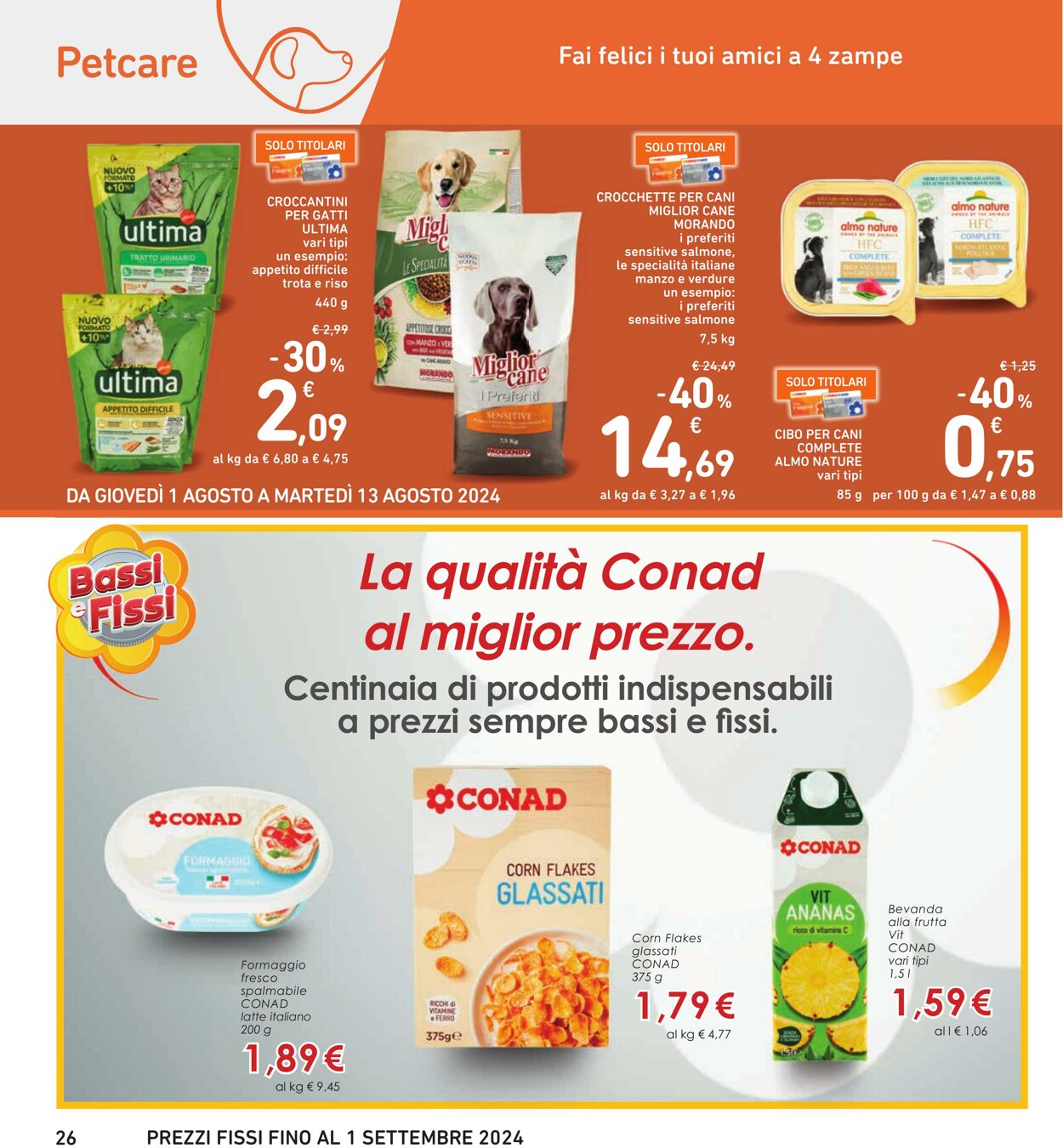 Volantino Conad 01.07.2024 - 13.08.2024