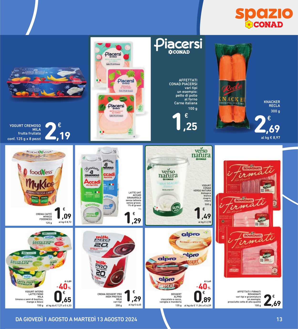 Volantino Conad 01.07.2024 - 13.08.2024