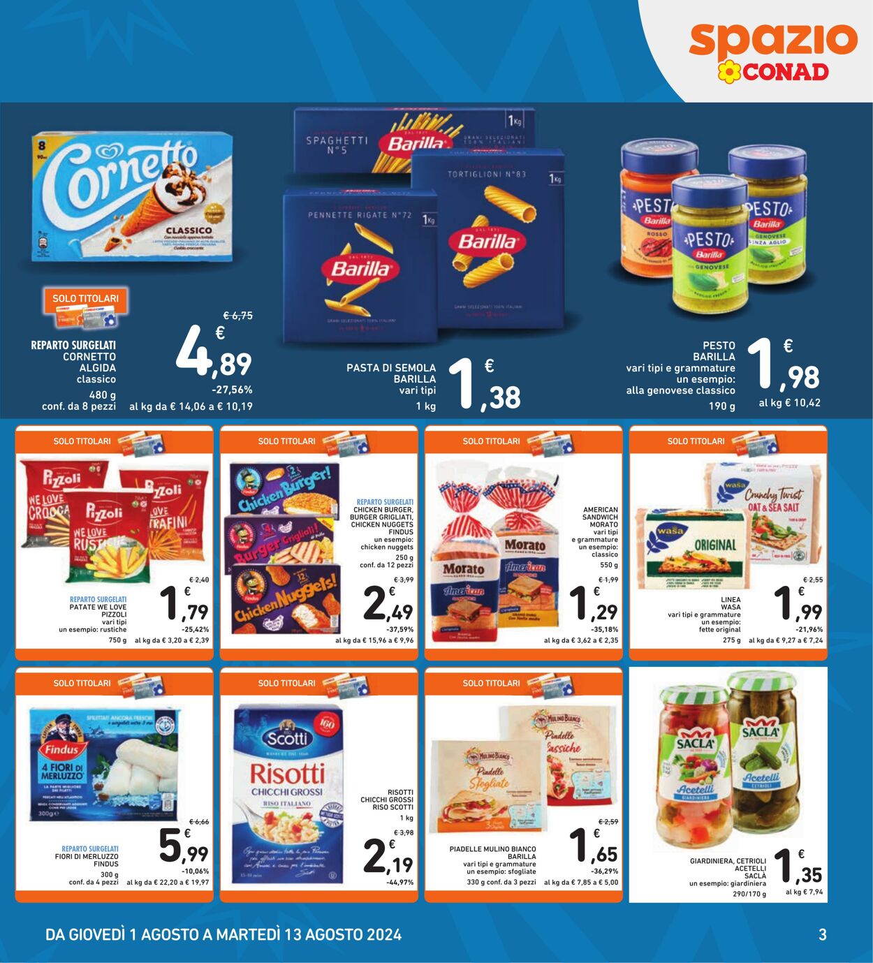 Volantino Conad 01.07.2024 - 13.08.2024