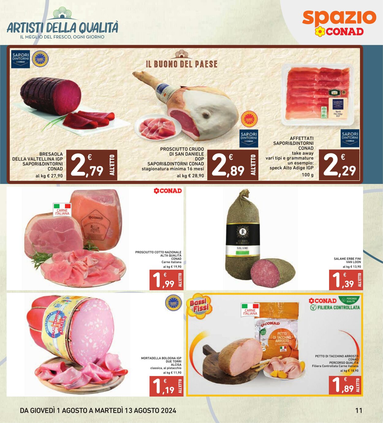 Volantino Conad 01.07.2024 - 13.08.2024