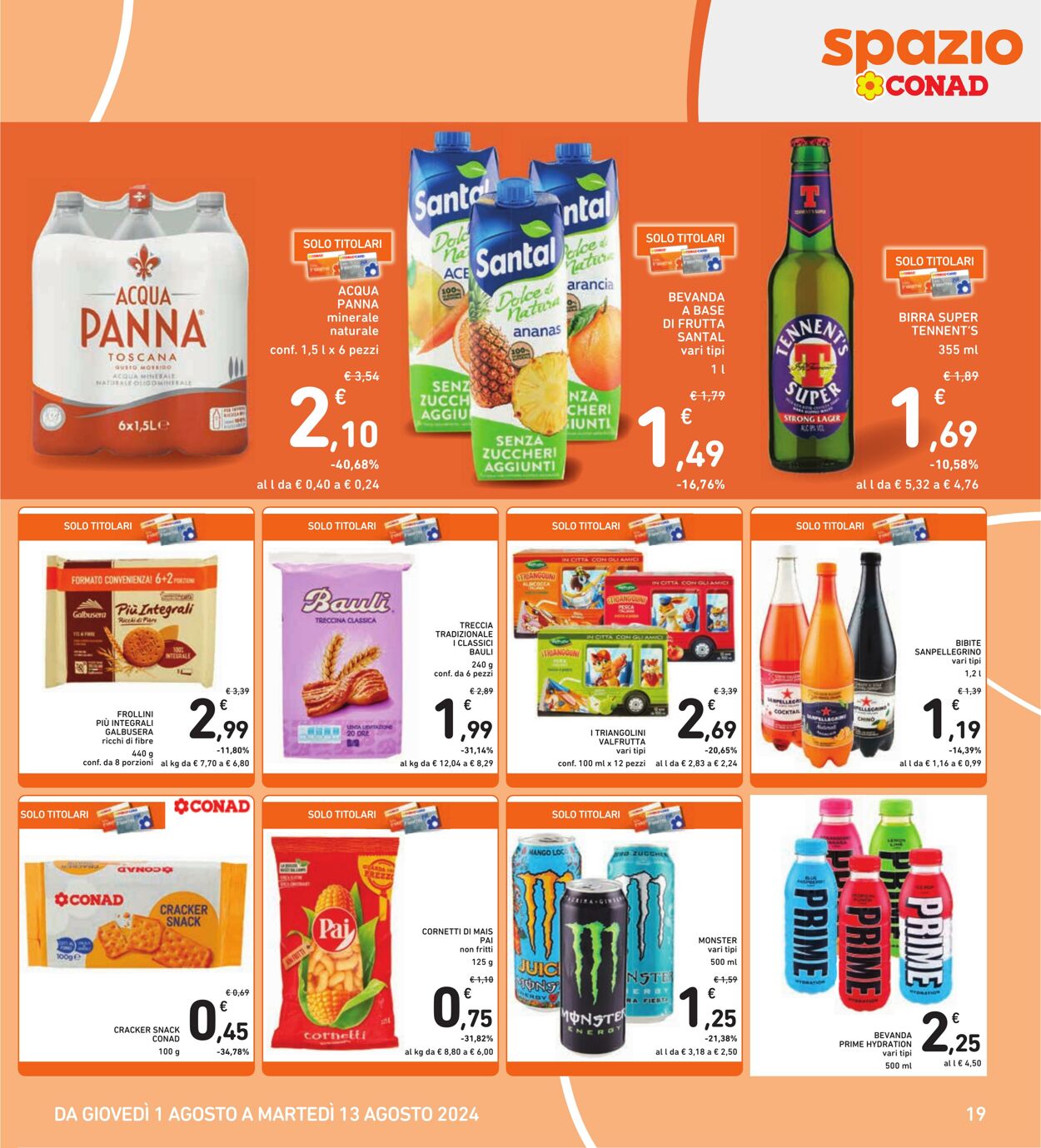 Volantino Conad 01.07.2024 - 13.08.2024