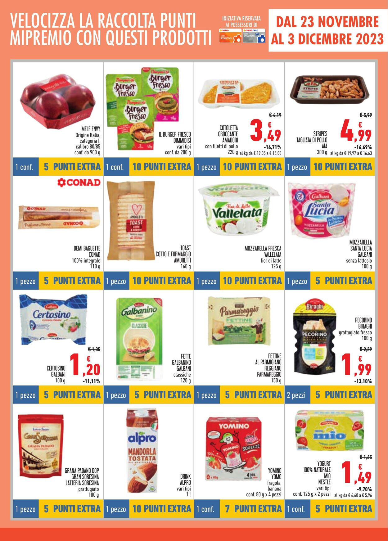 Volantino Conad 09.11.2023 - 03.12.2023