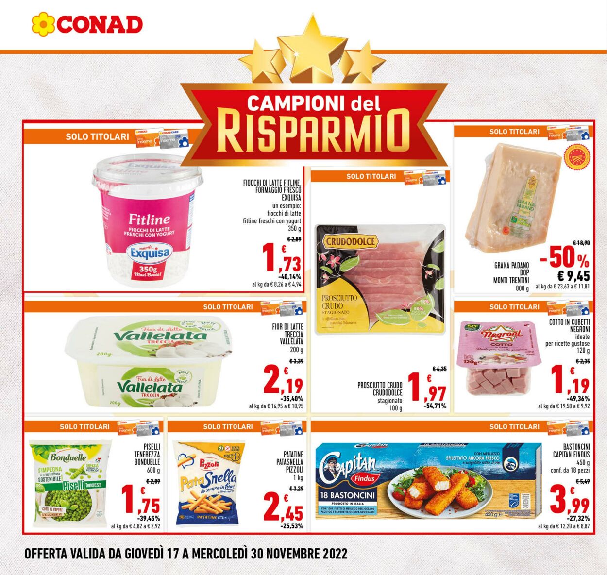 Volantino Conad 17.11.2022 - 30.11.2022