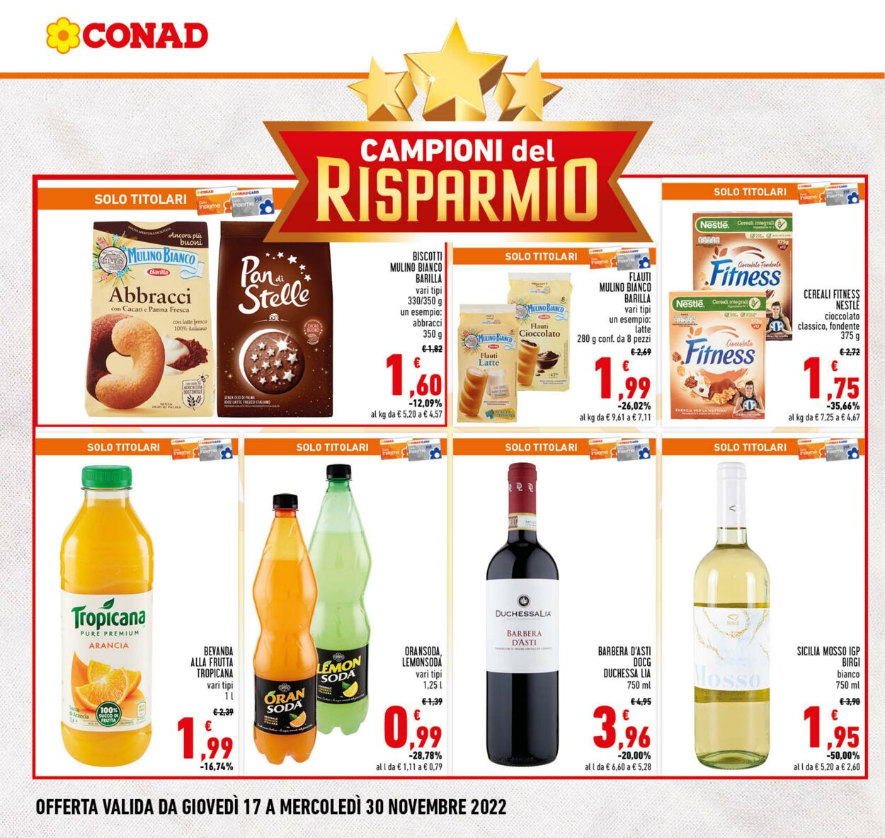 Volantino Conad 17.11.2022 - 30.11.2022